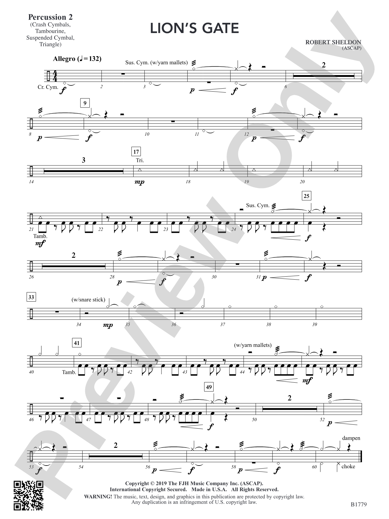 Lion's Gate: Percussion 2