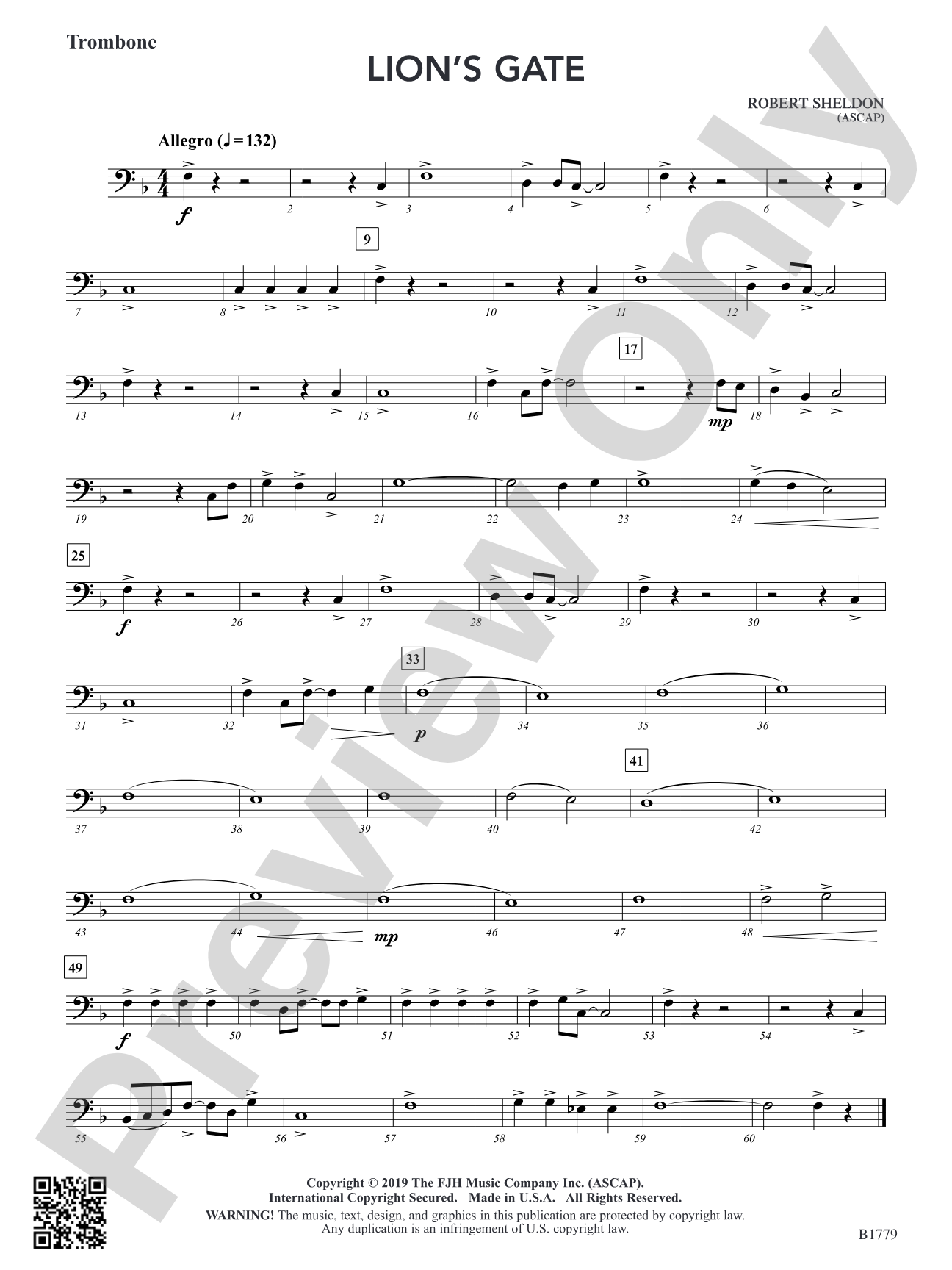 Lion's Gate: Trombone