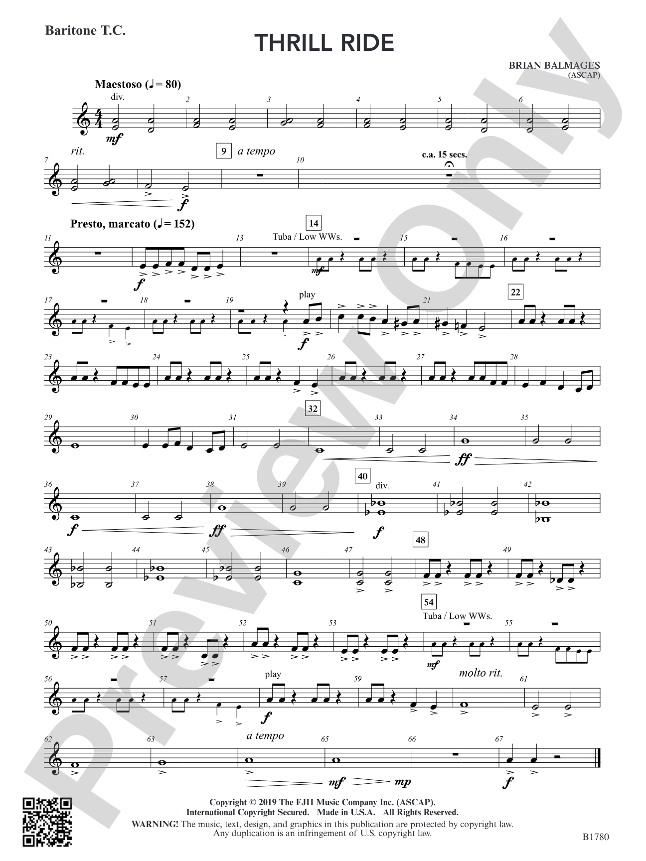 Thrill Ride: Baritone T.C.