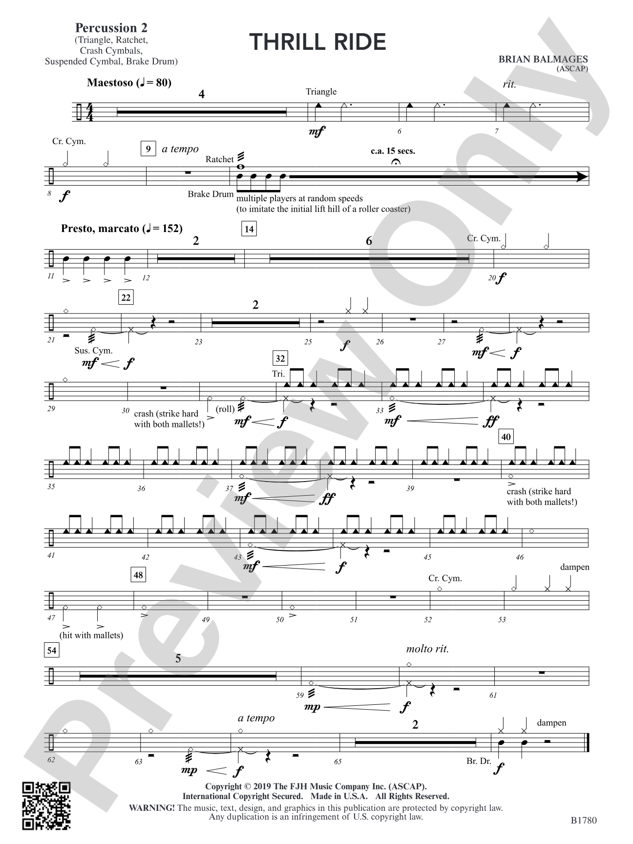 Thrill Ride: Percussion 2