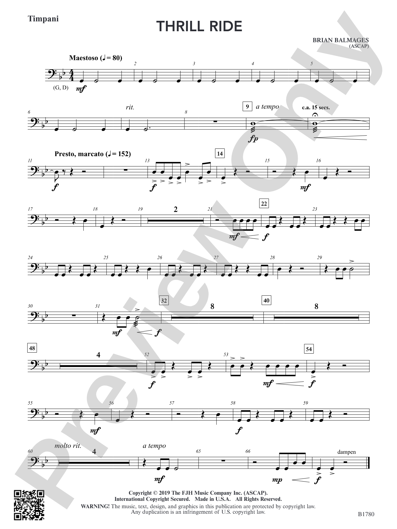 Thrill Ride: Timpani