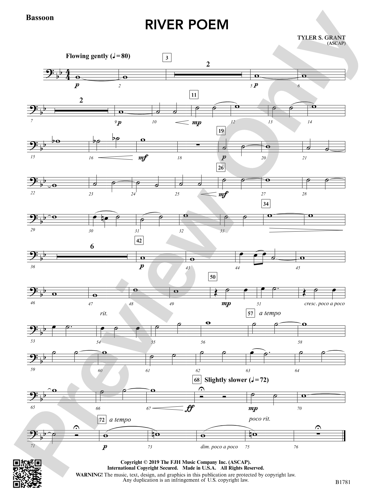 River Poem: Bassoon