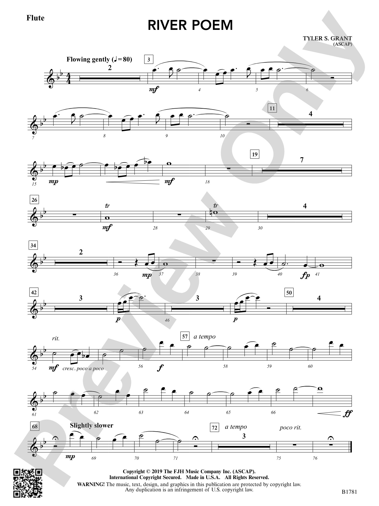 River Poem: Flute