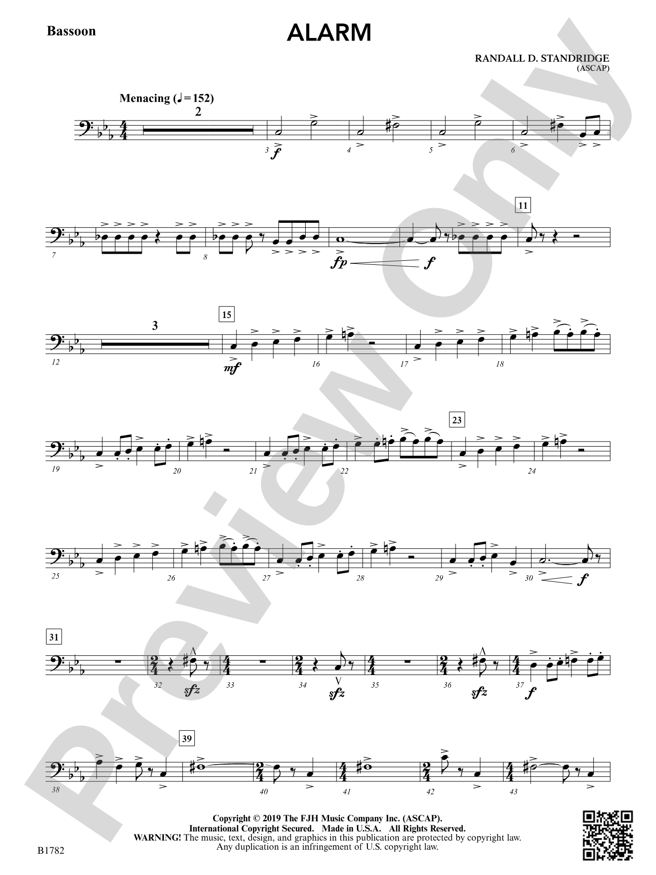 Alarm: Bassoon