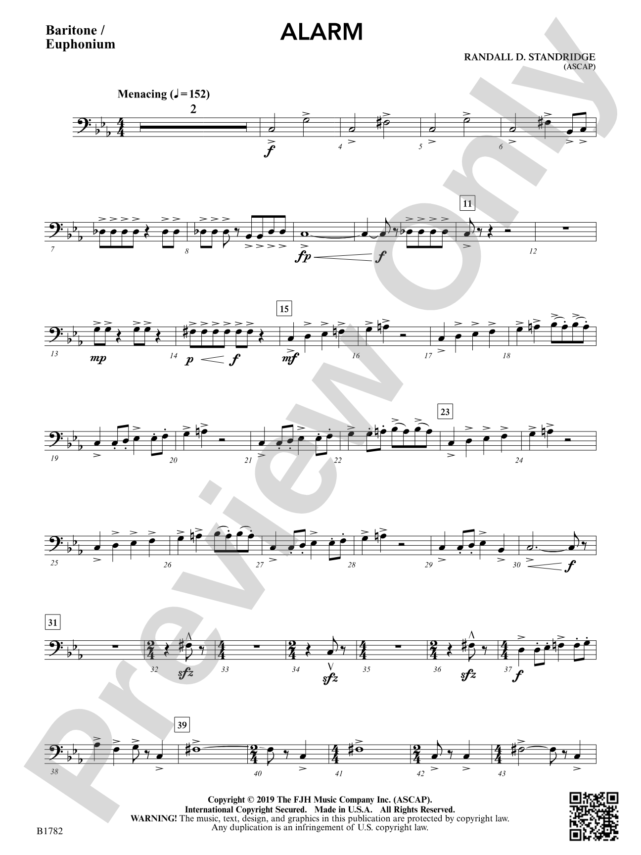 Alarm: Baritone / Euphonium