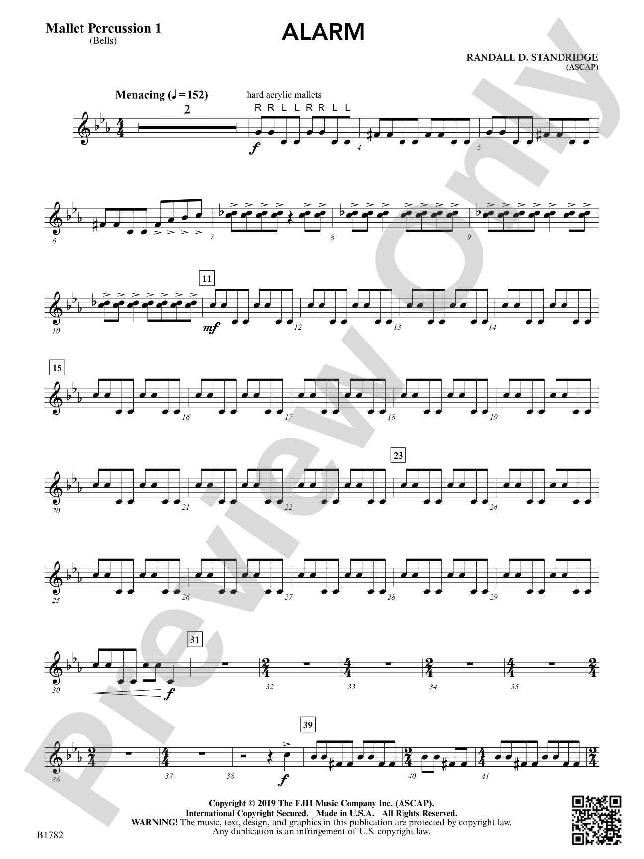 Alarm: Mallet Percussion 1
