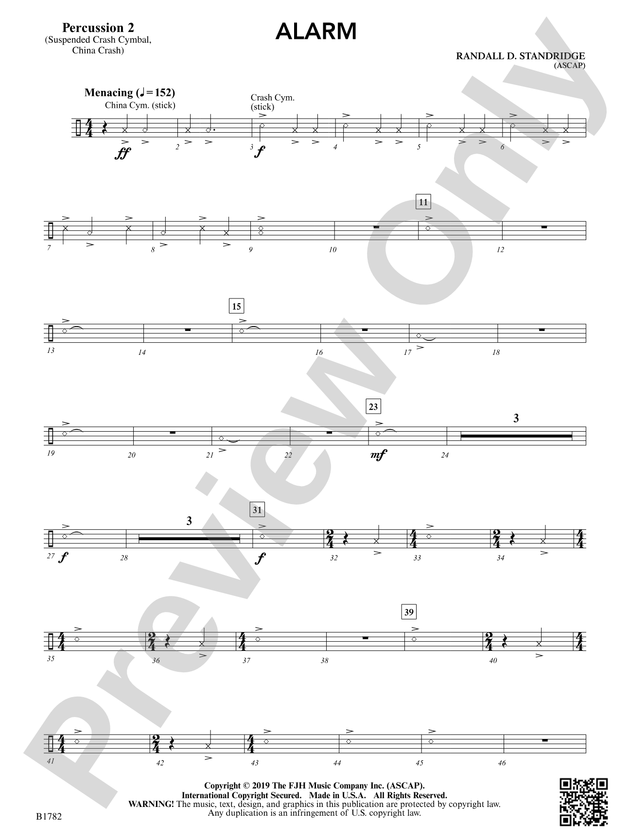 Alarm: Percussion 2