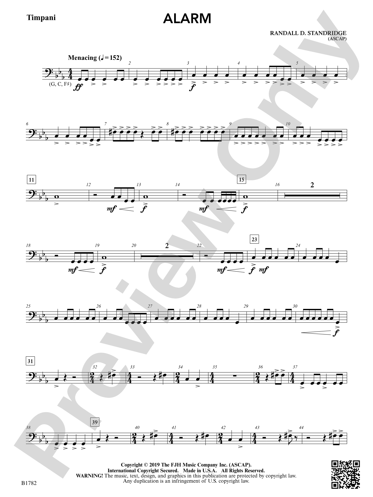 Alarm: Timpani