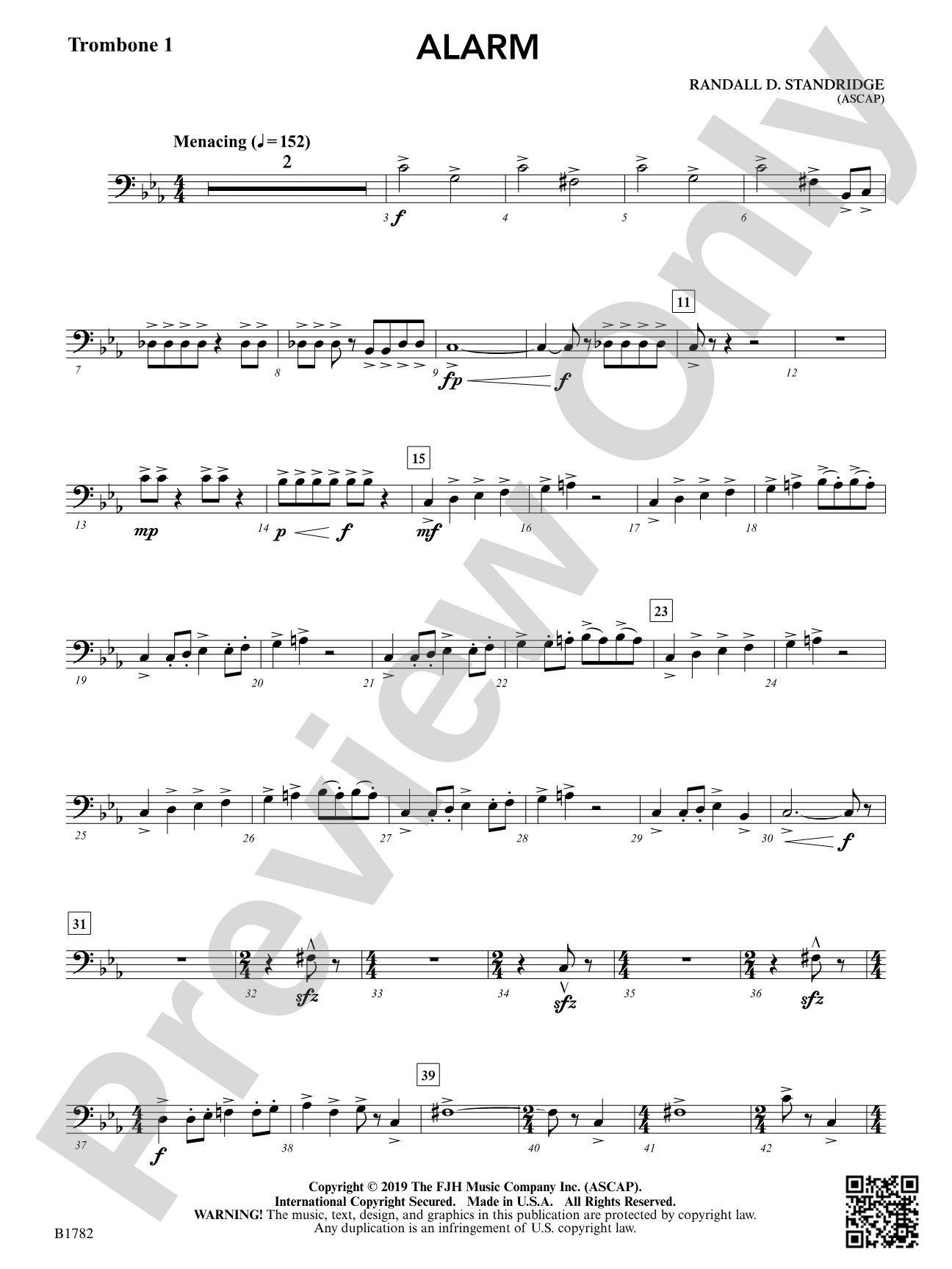 Alarm: Trombone 1