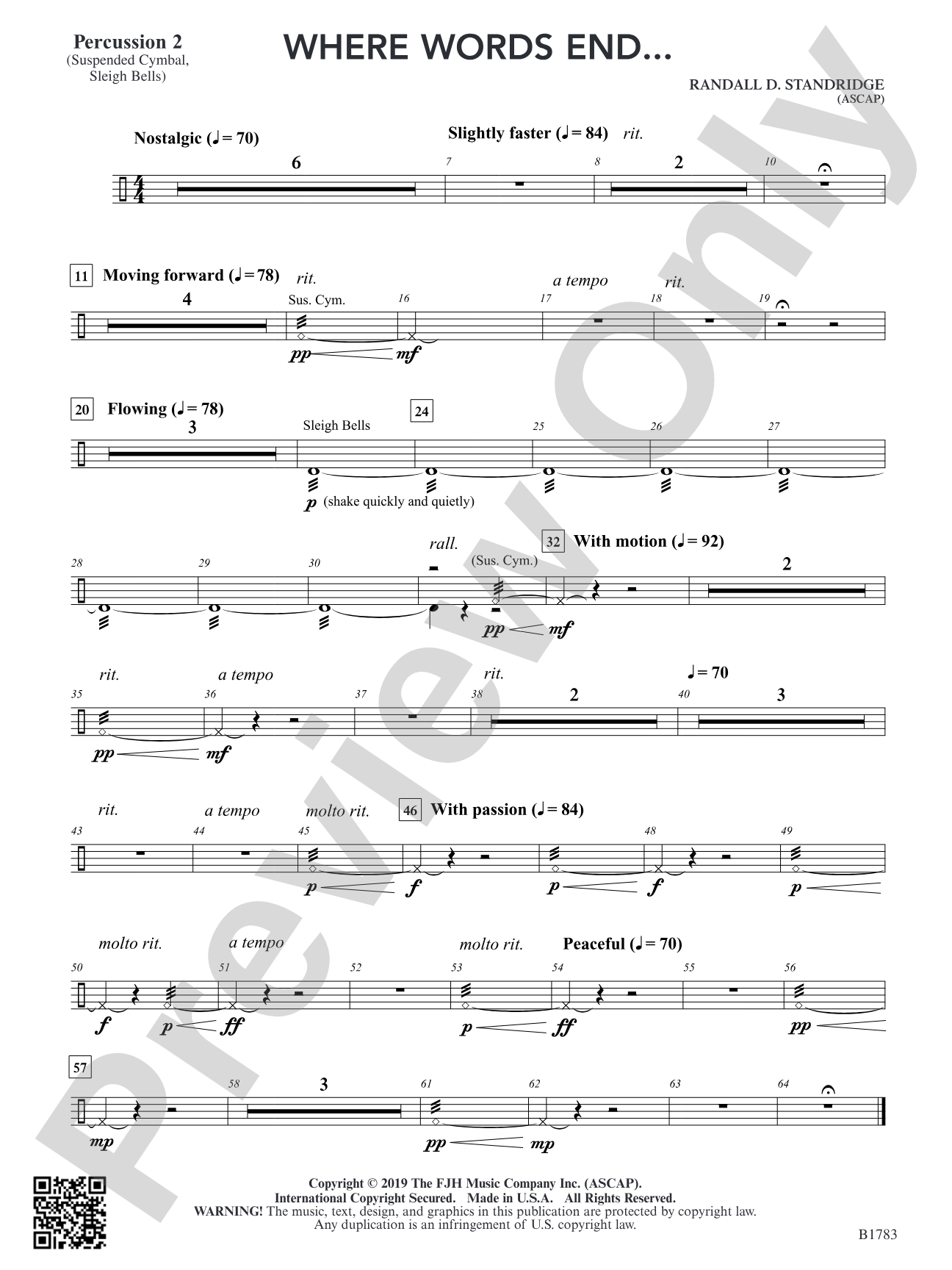 Where Words End...: Percussion 2