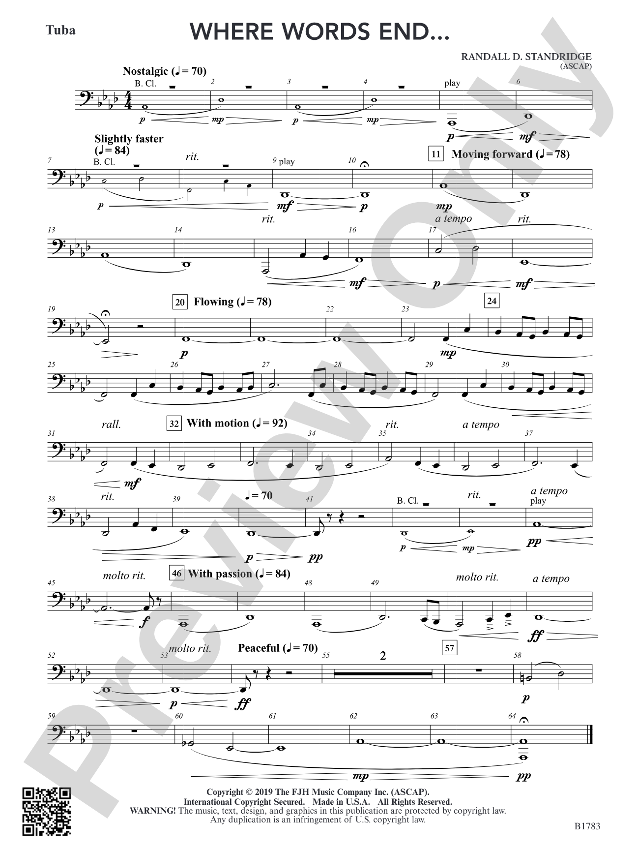 Where Words End...: Tuba