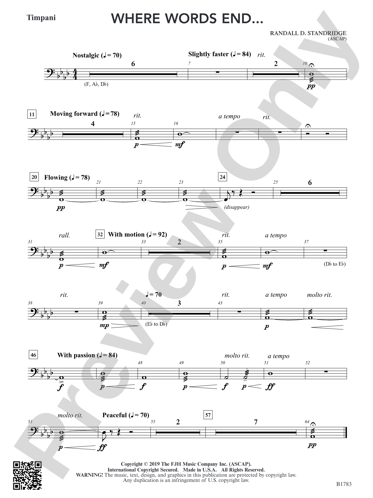 Where Words End...: Timpani