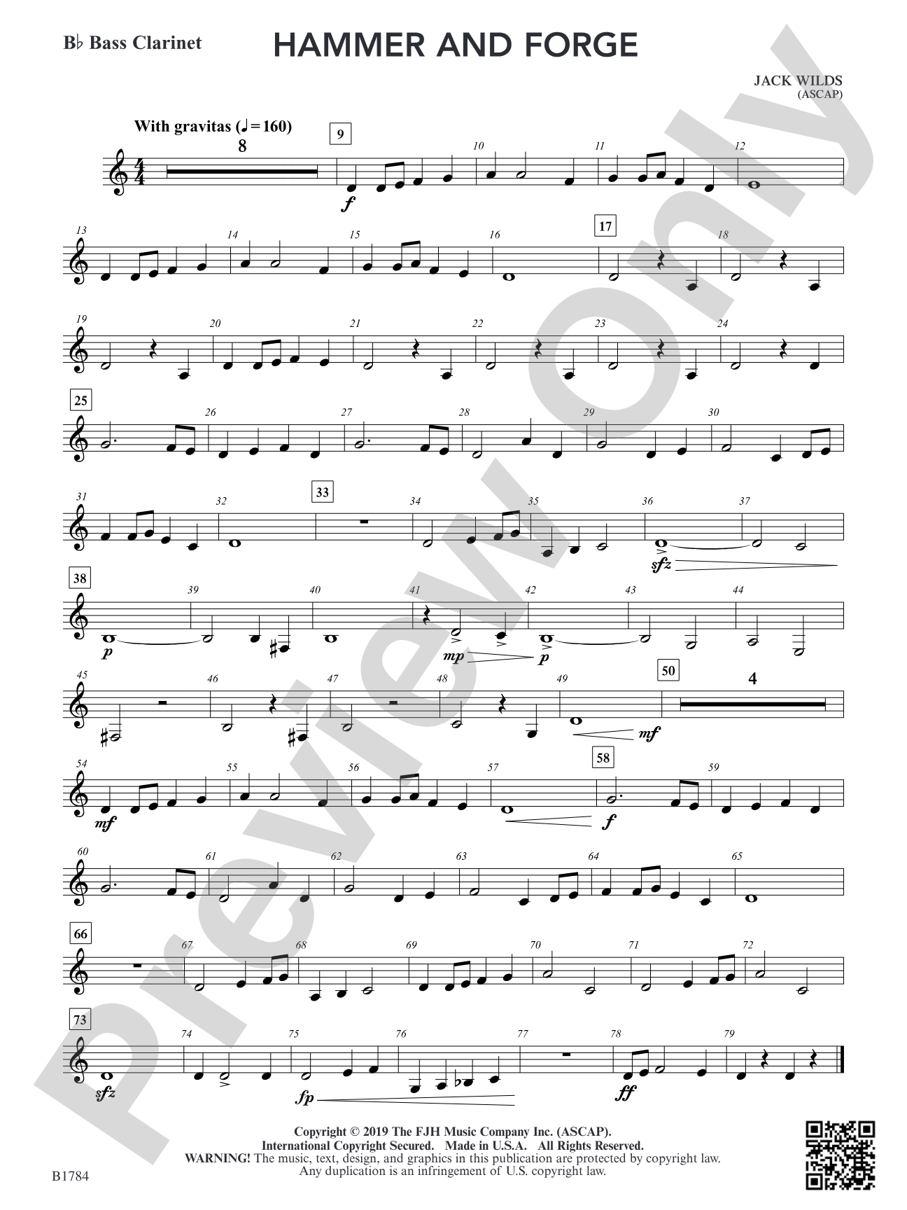 Hammer and Forge: B-flat Bass Clarinet
