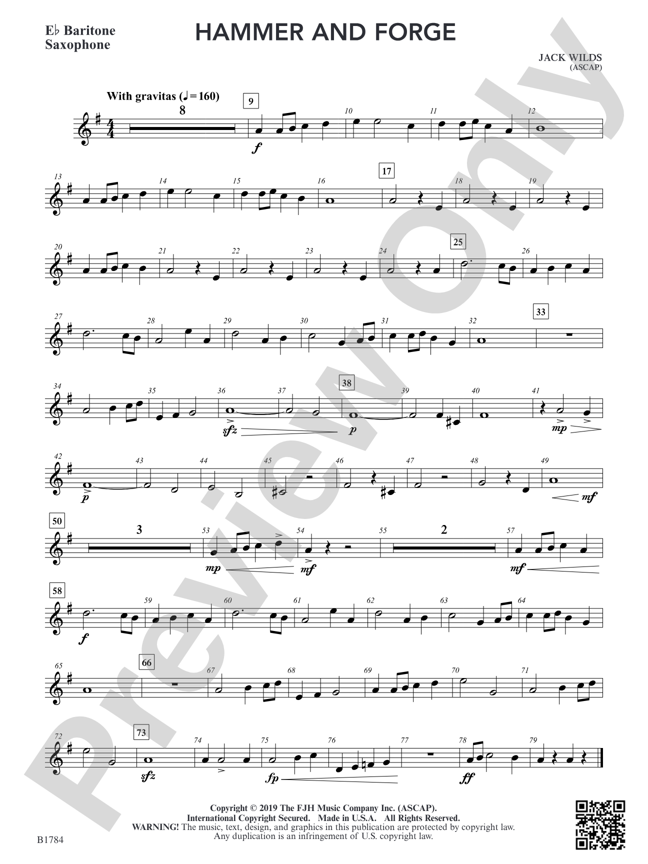 Hammer and Forge: E-flat Baritone Saxophone