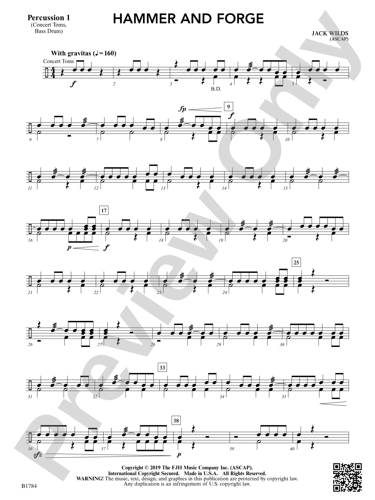 Hammer and Forge: Percussion 1