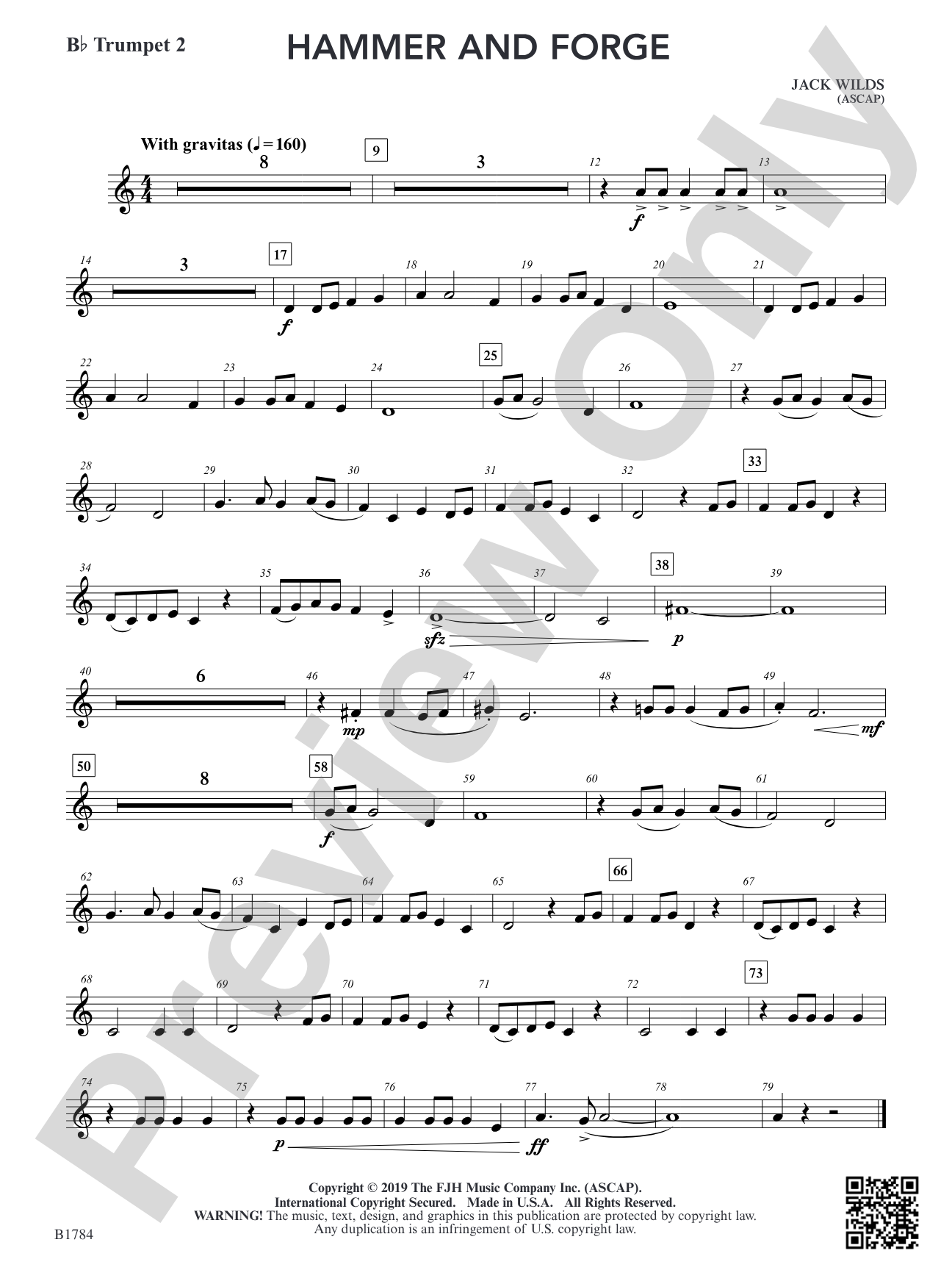 Hammer and Forge: B-flat Trumpet 2