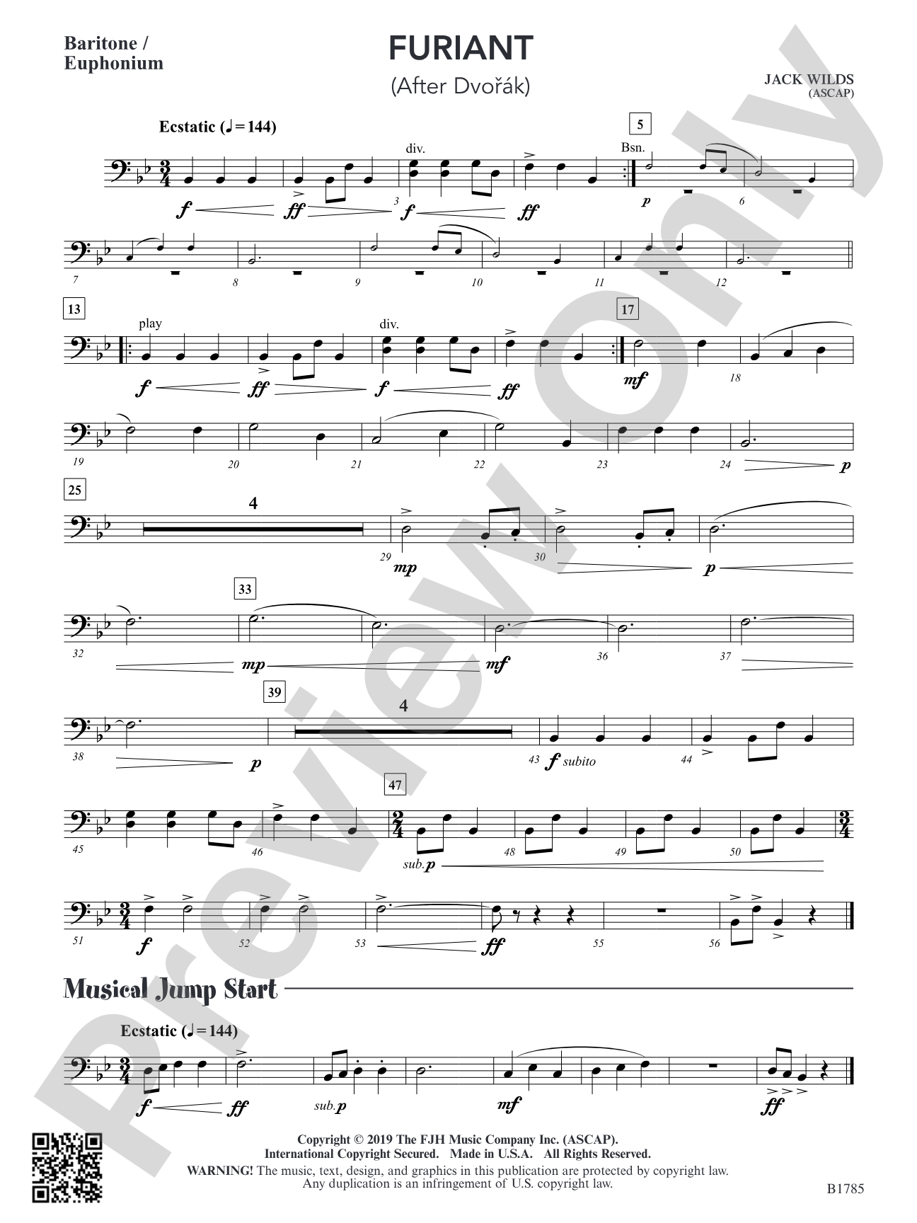 Furiant: Baritone / Euphonium