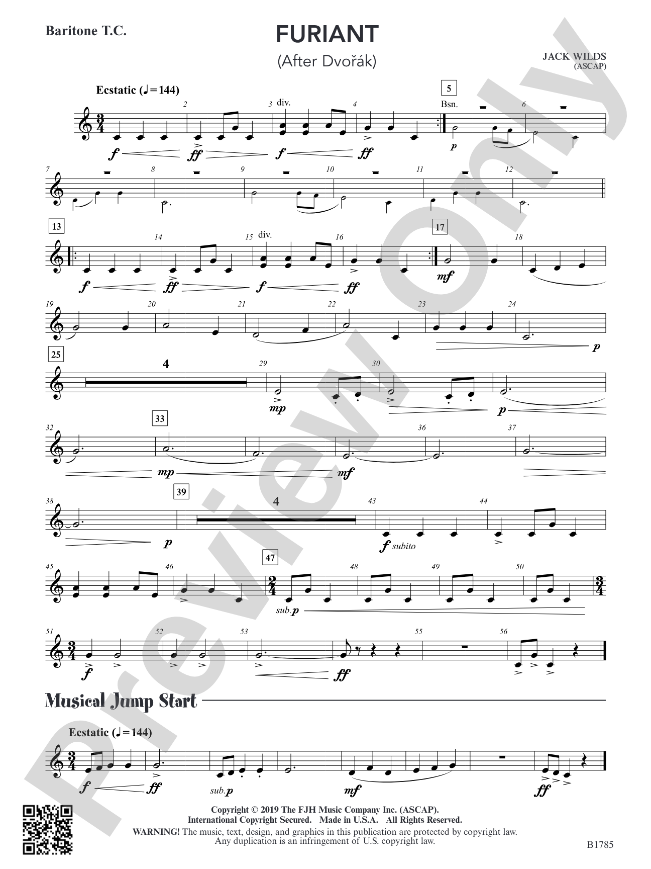 Furiant: Baritone T.C.