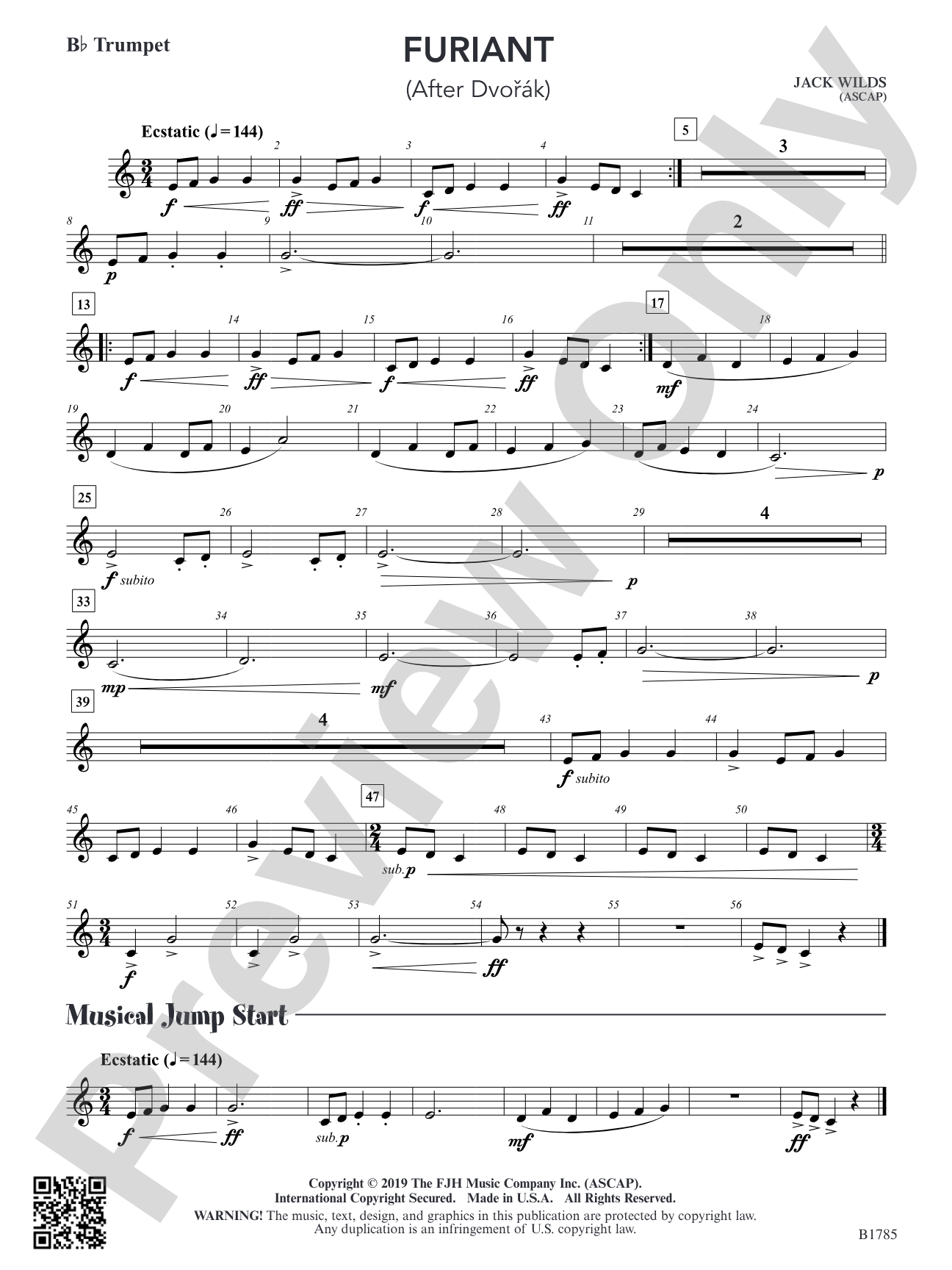 Furiant: B-flat Trumpet