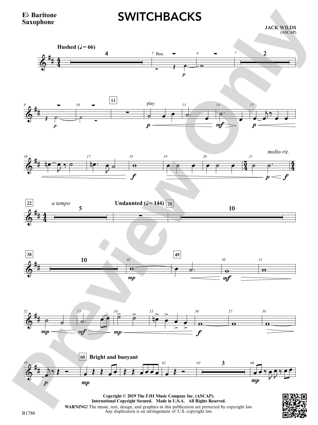 Switchbacks: E-flat Baritone Saxophone