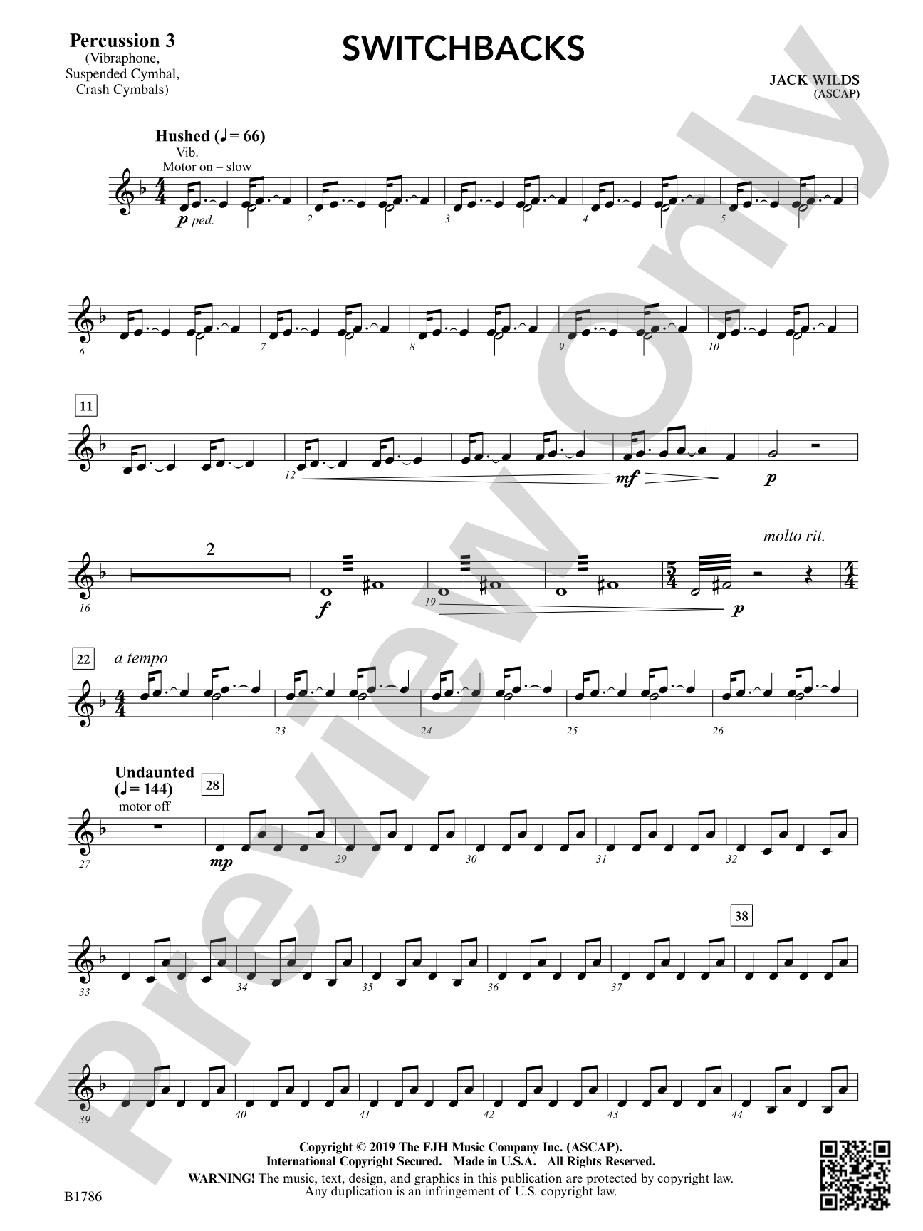 Switchbacks: Percussion 3