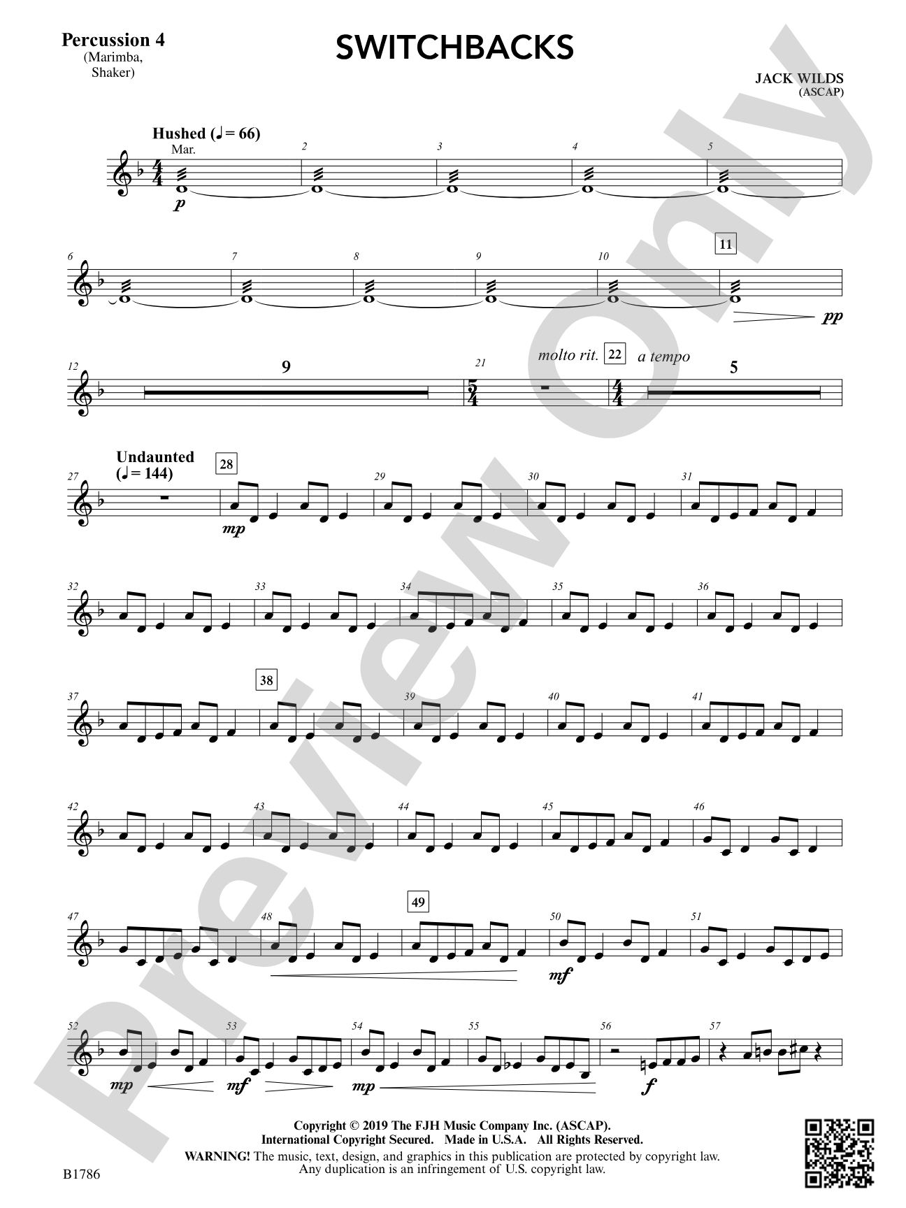 Switchbacks: Percussion 4