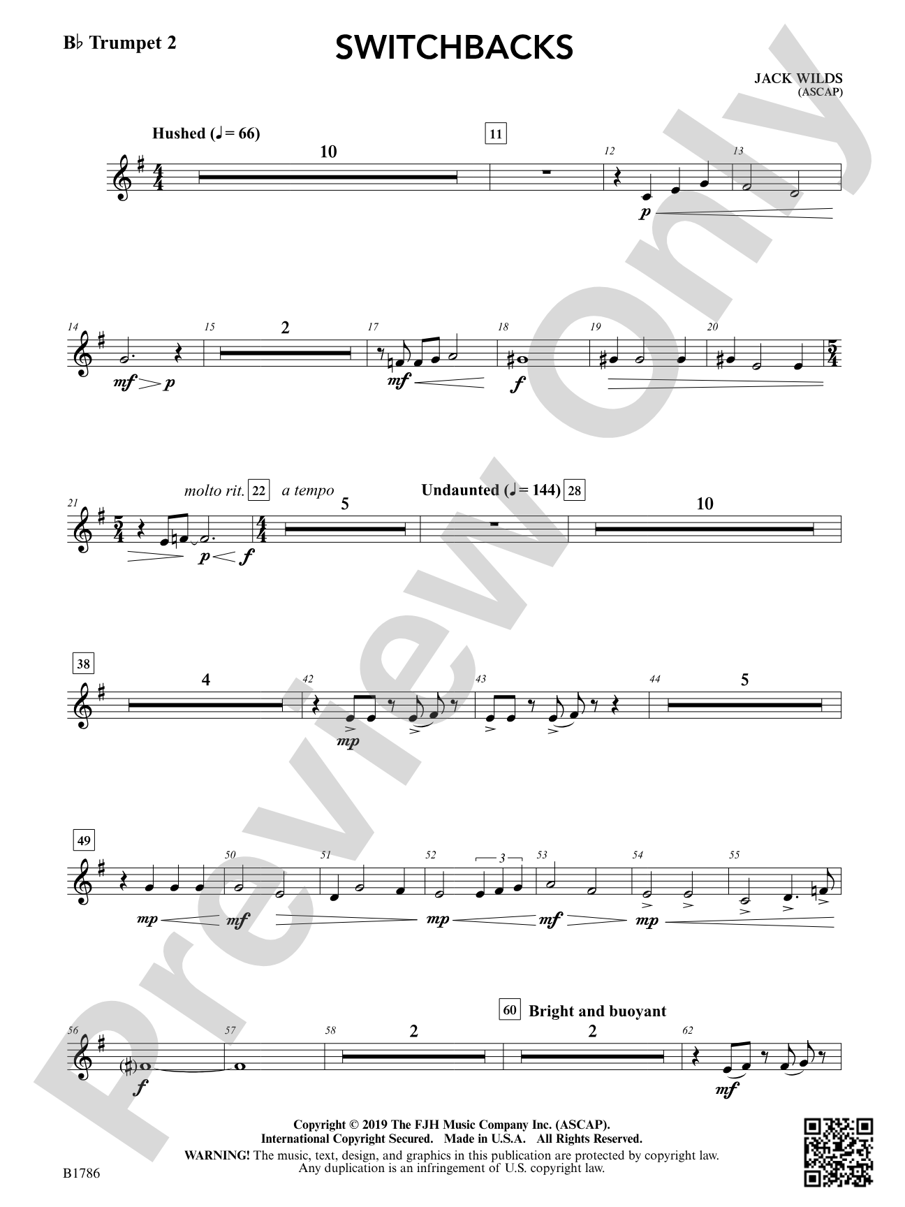 Switchbacks: B-flat Trumpet 2