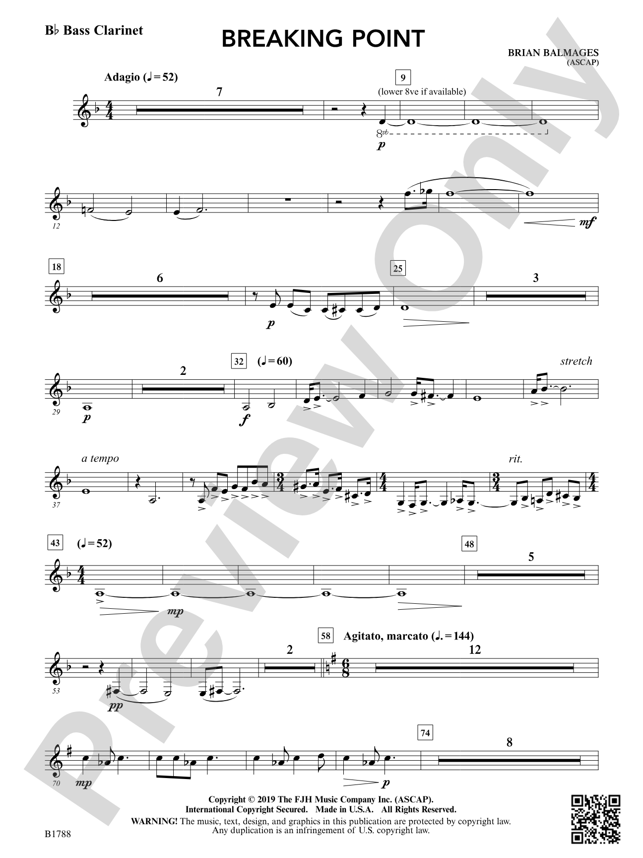 Breaking Point: B-flat Bass Clarinet