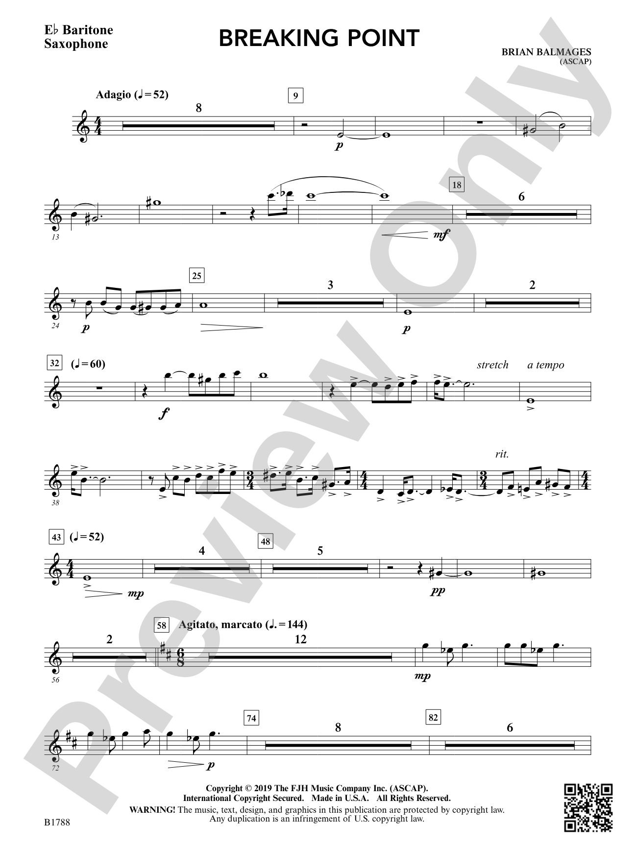 Breaking Point: E-flat Baritone Saxophone
