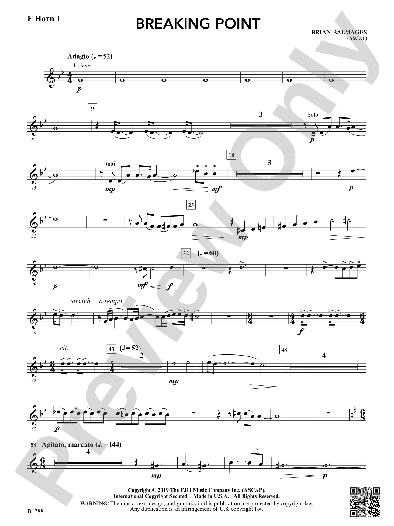 Breaking Point: F Horn 1
