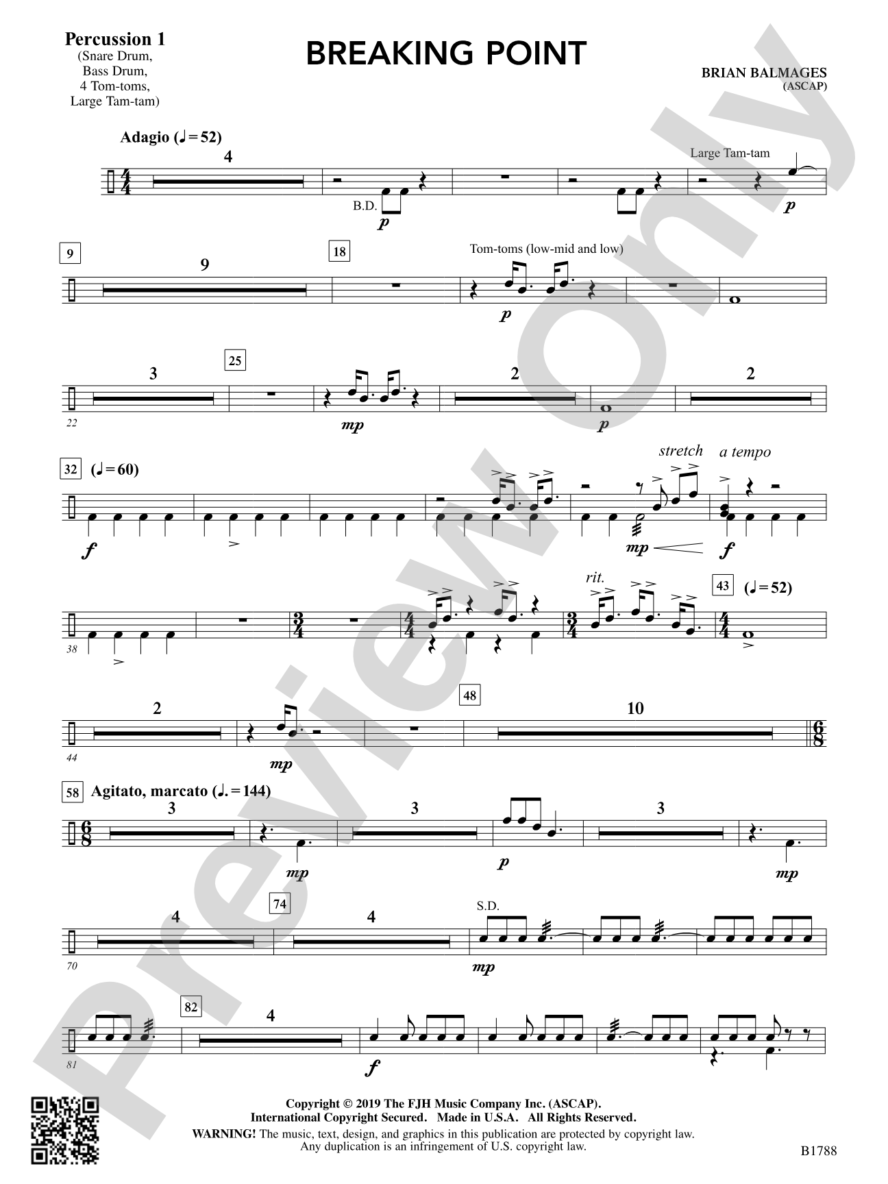 Breaking Point: Percussion 1
