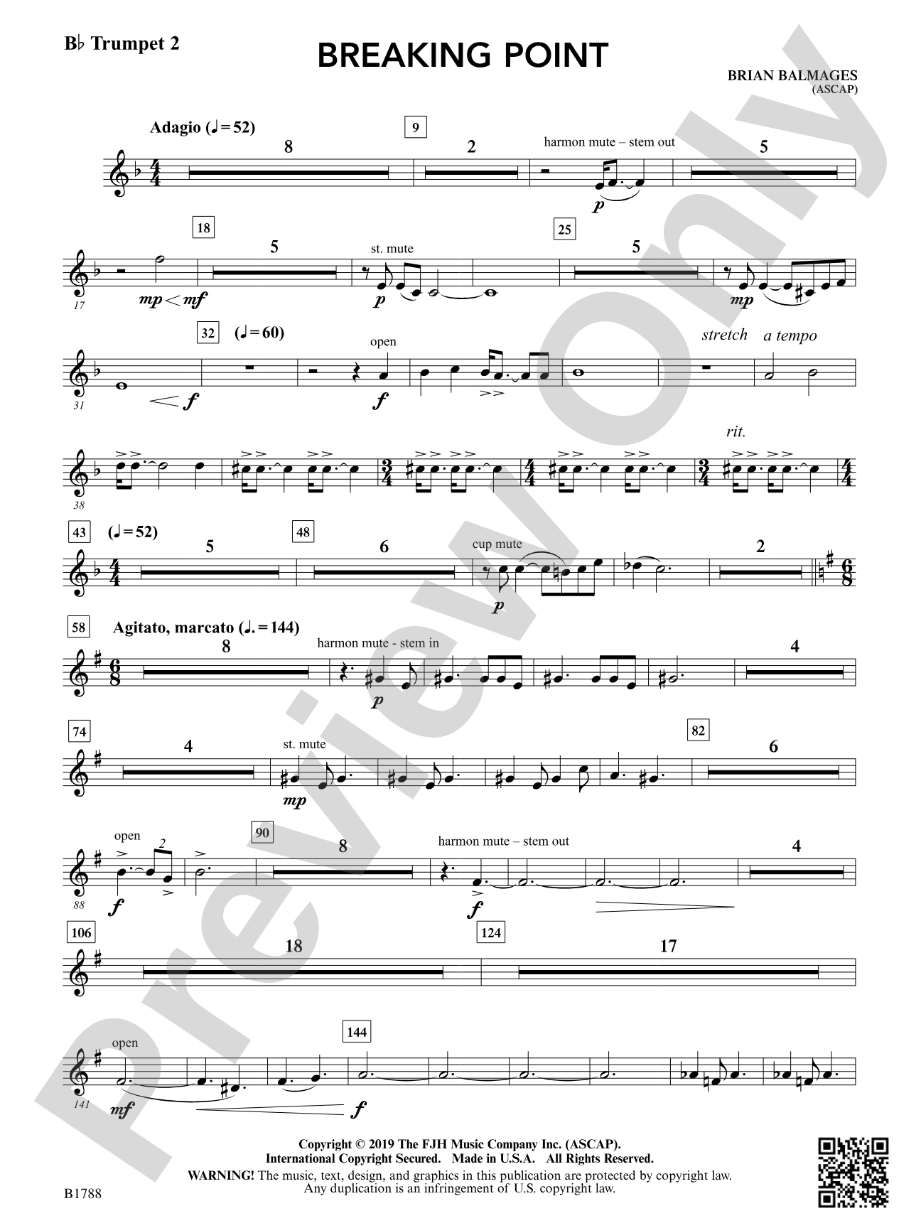 Breaking Point: B-flat Trumpet 2