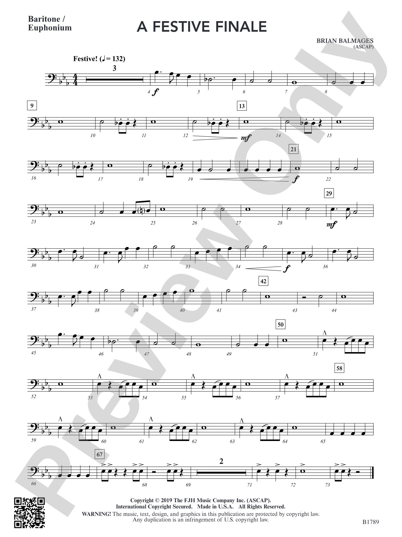 A Festive Finale: Baritone / Euphonium