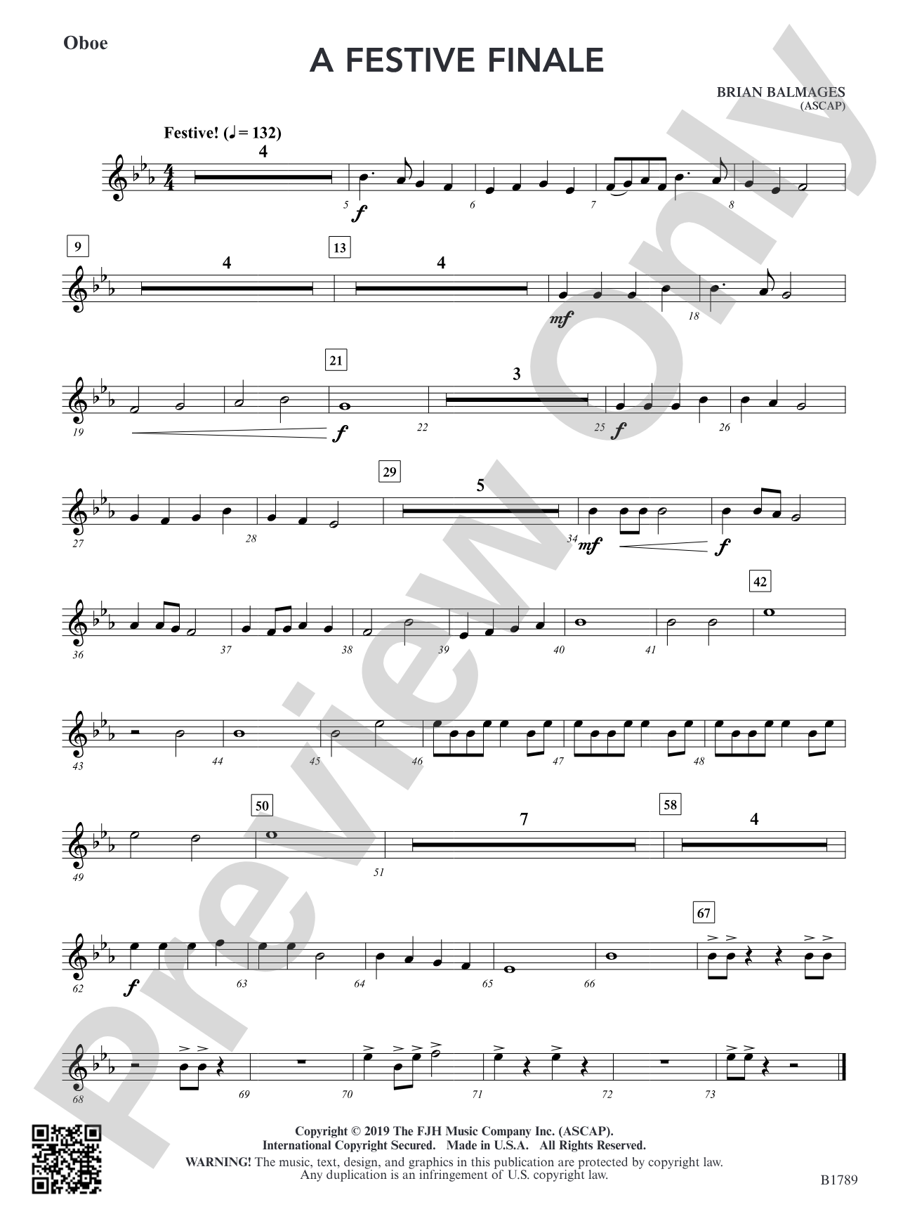A Festive Finale: Oboe