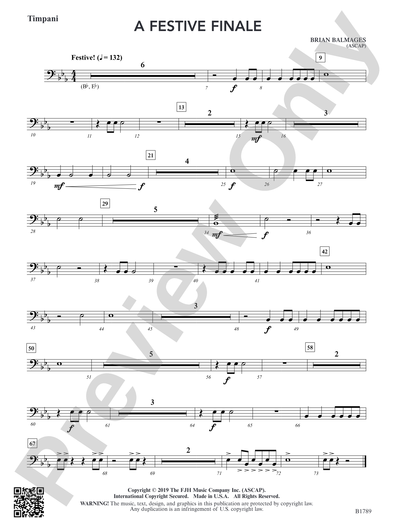 A Festive Finale: Timpani