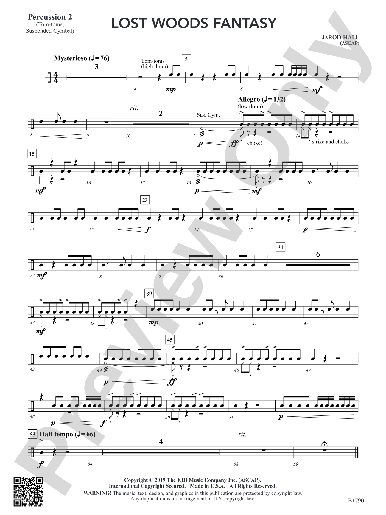 Lost Woods Fantasy: Percussion 2