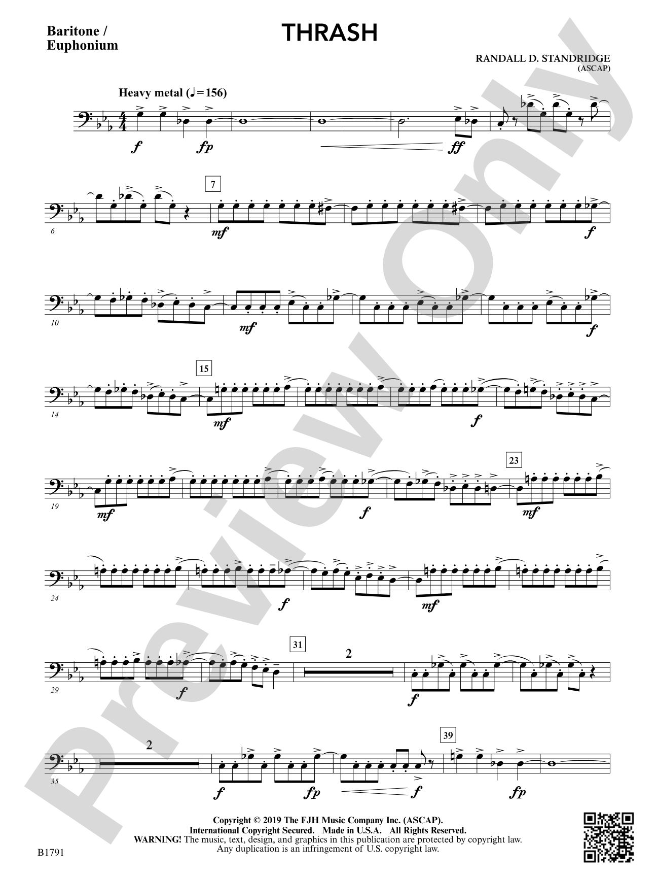 Thrash: Baritone / Euphonium