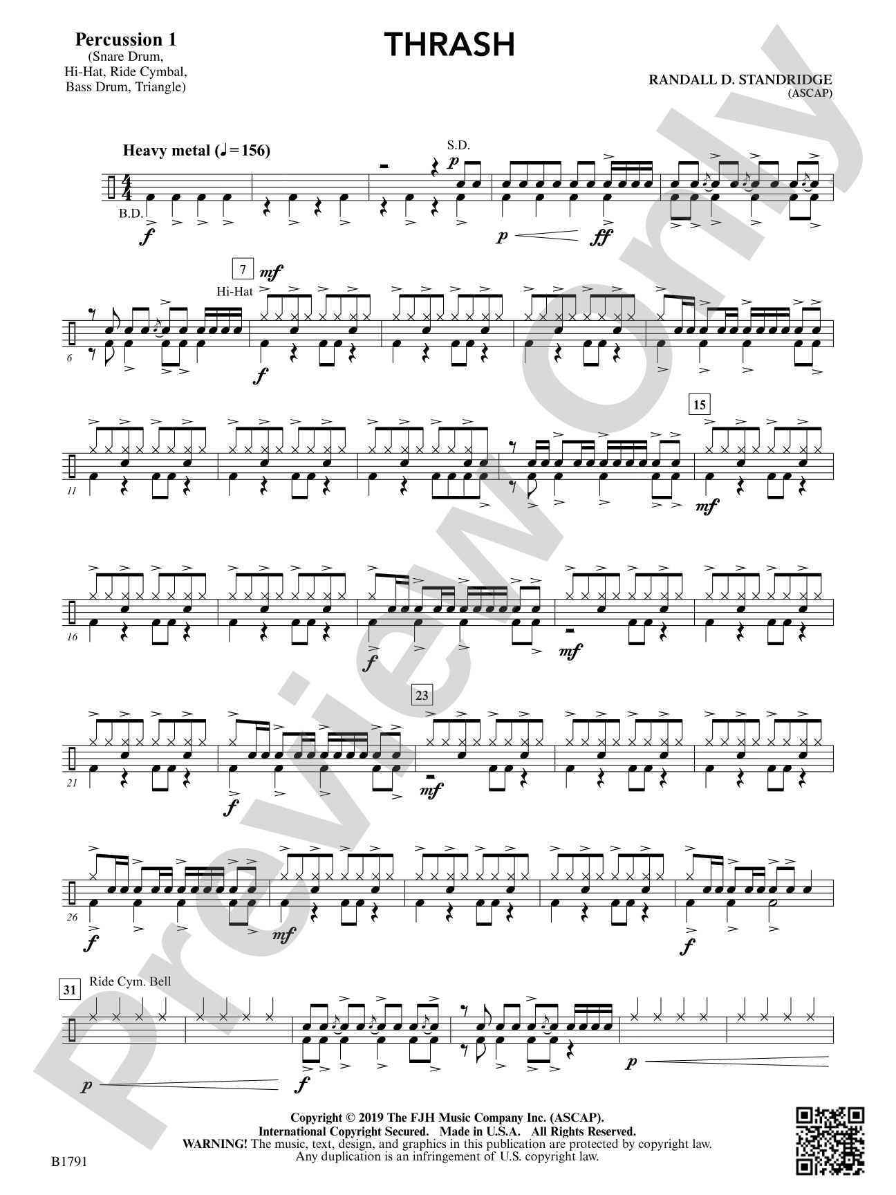 Thrash: Percussion 1