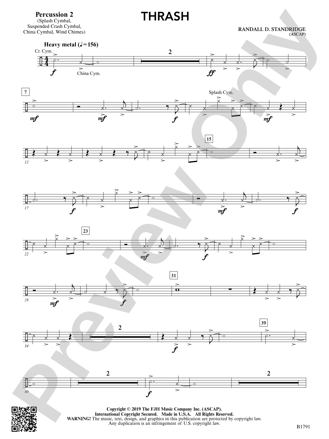 Thrash: Percussion 2