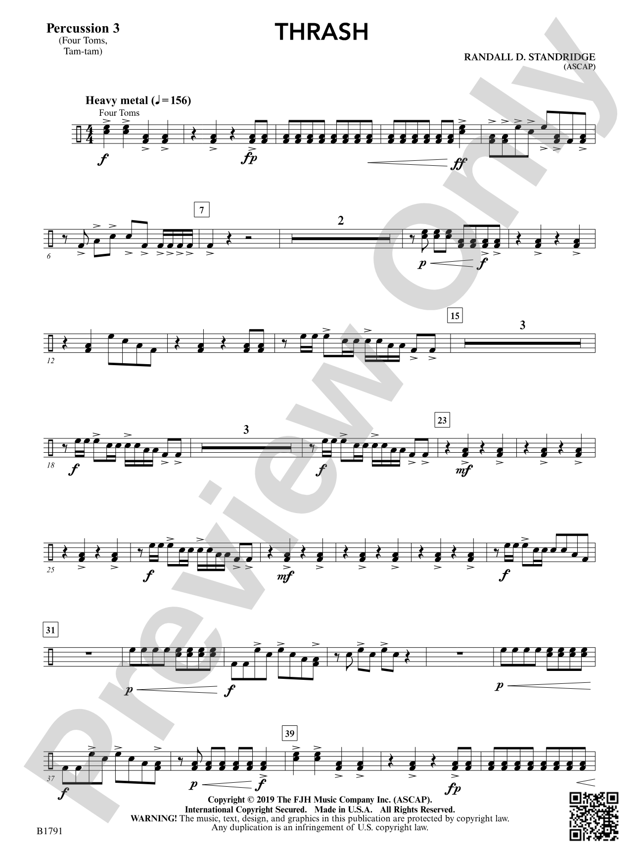 Thrash: Percussion 3