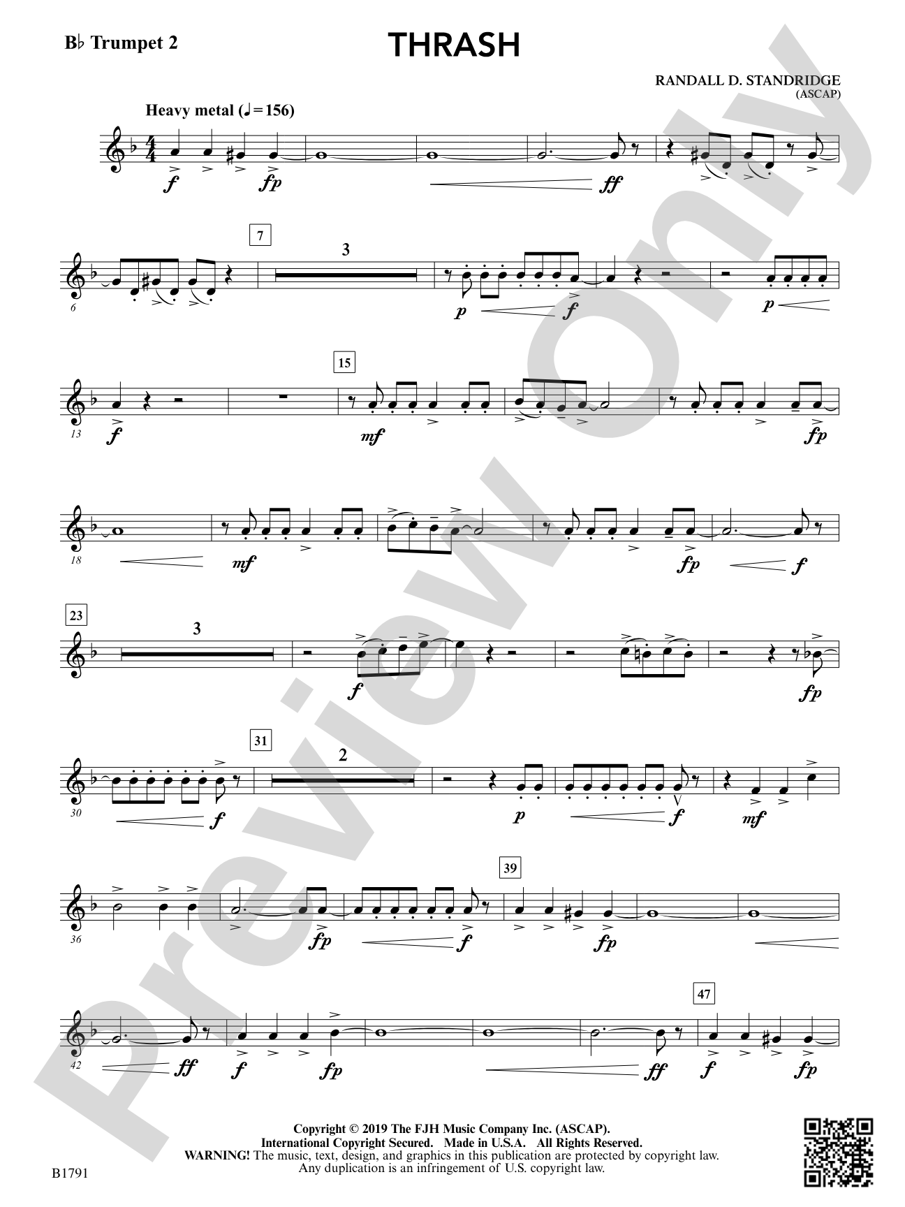Thrash: B-flat Trumpet 2
