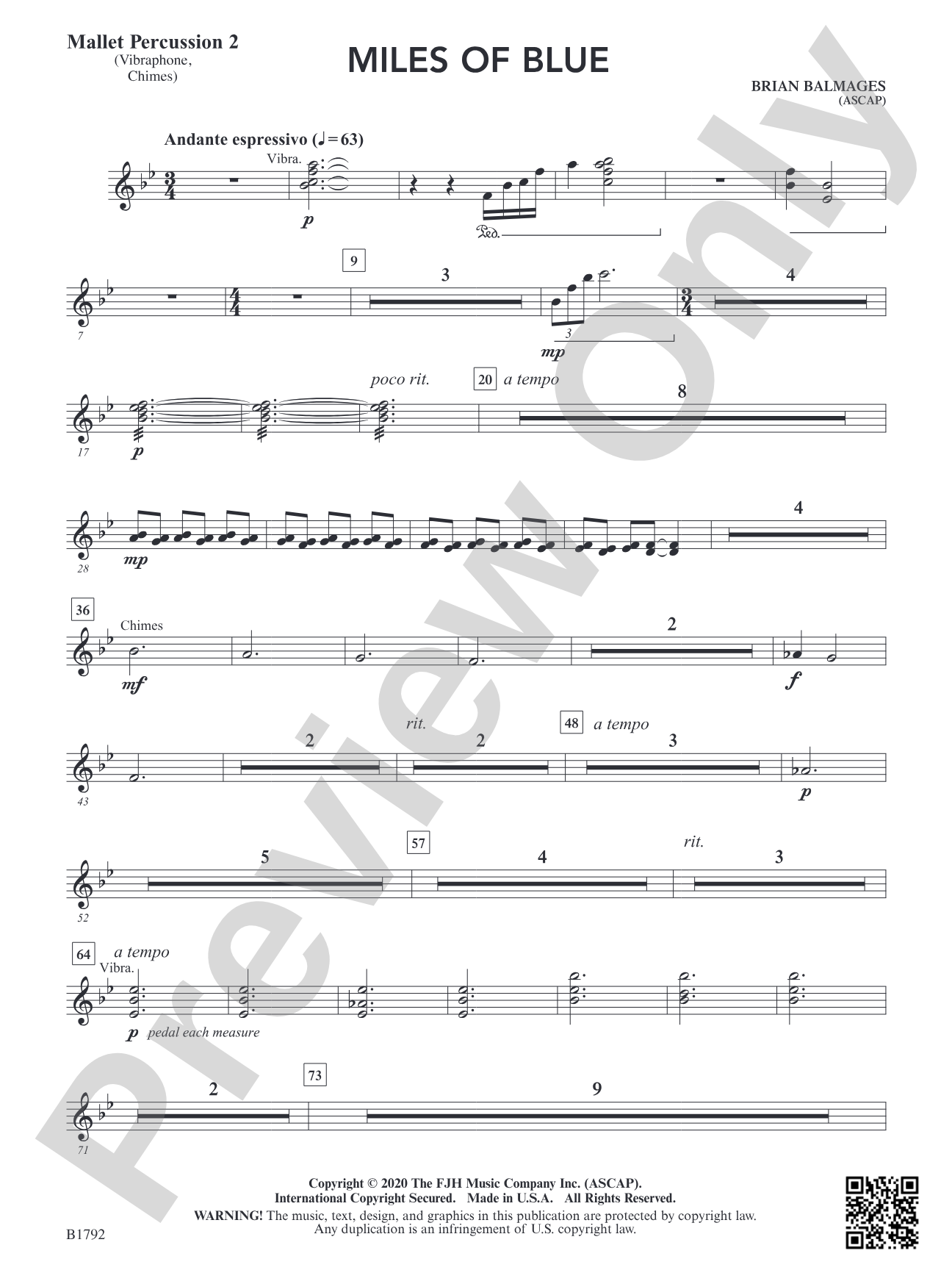 Miles of Blue: Mallet Percussion 2