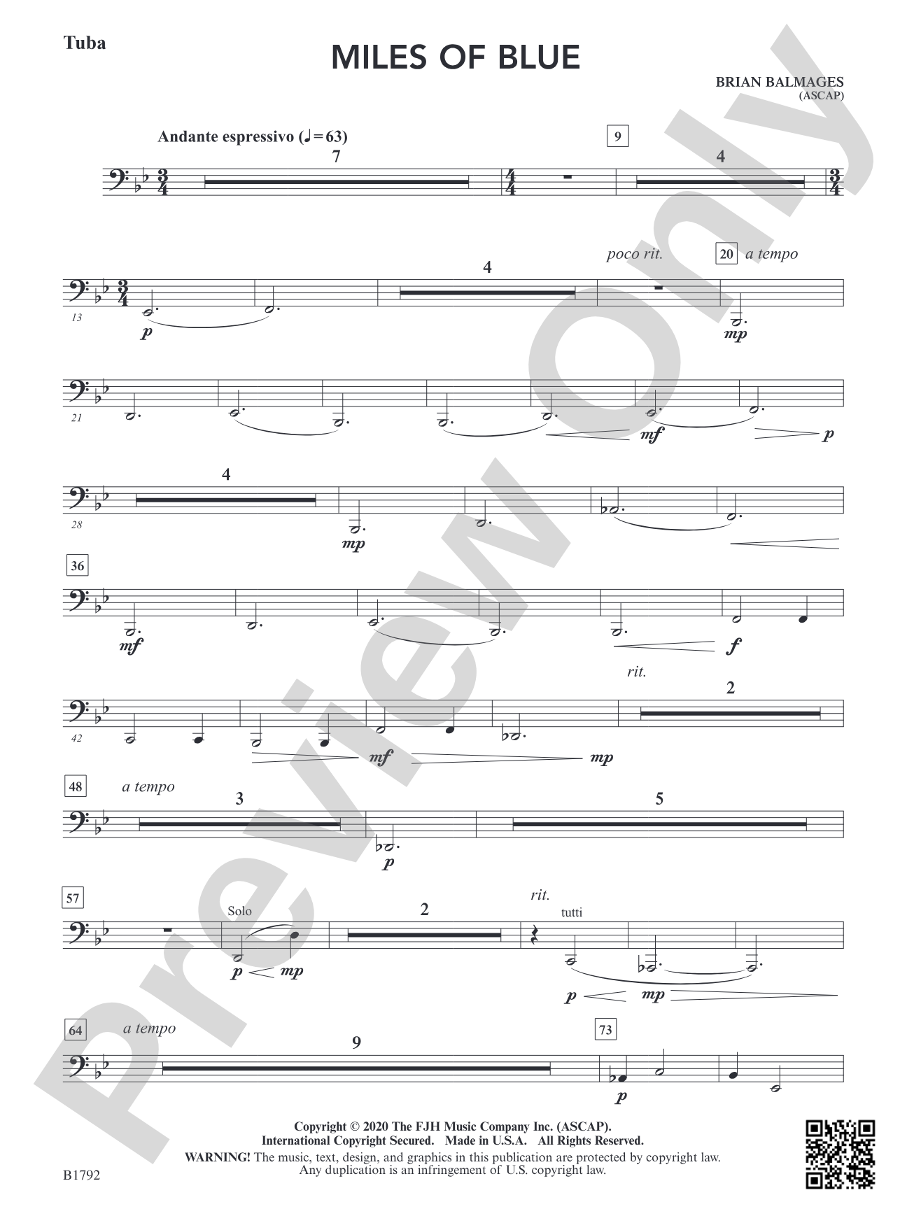 Miles of Blue: Tuba
