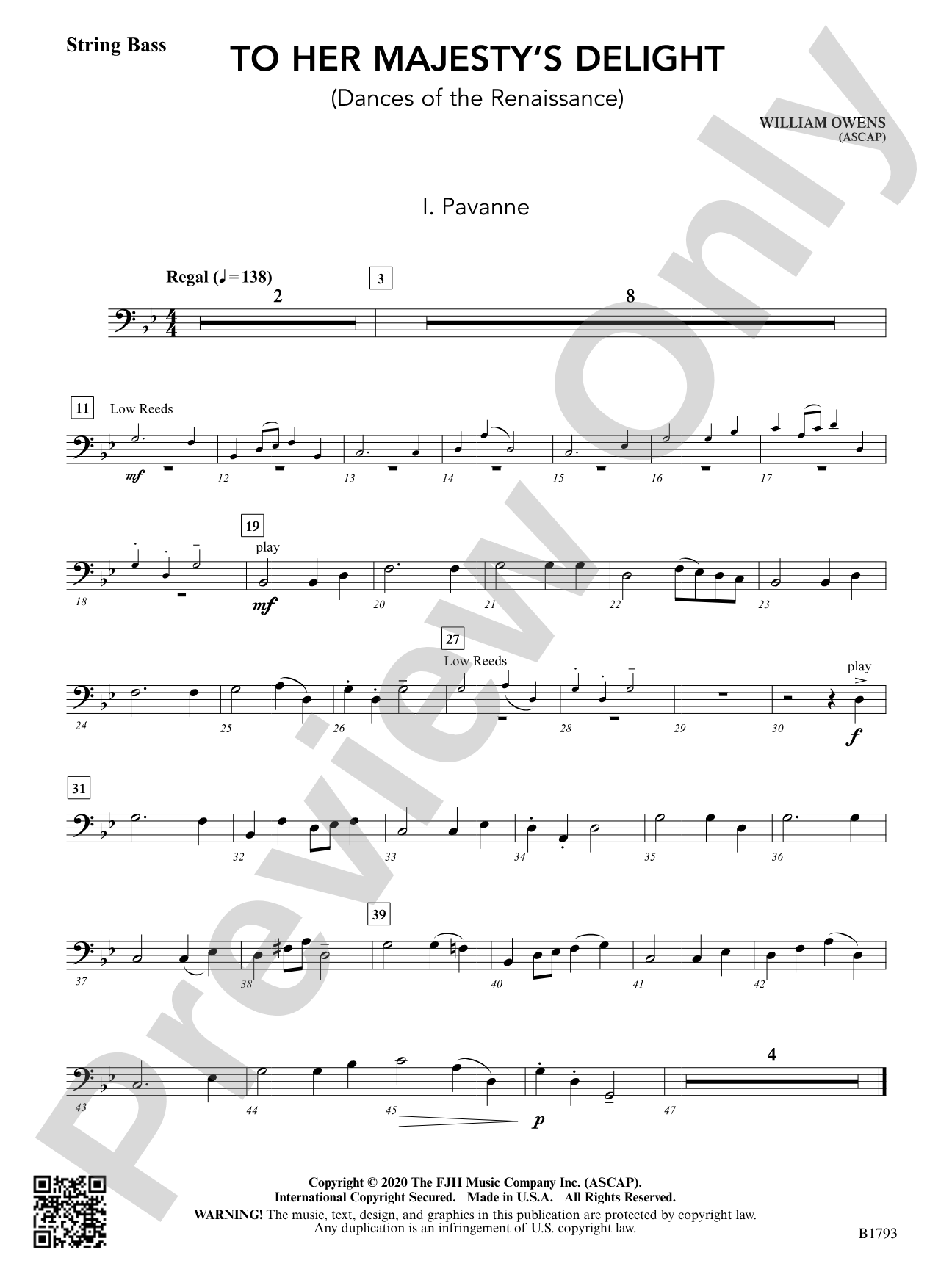 To Her Majesty's Delight: String Bass