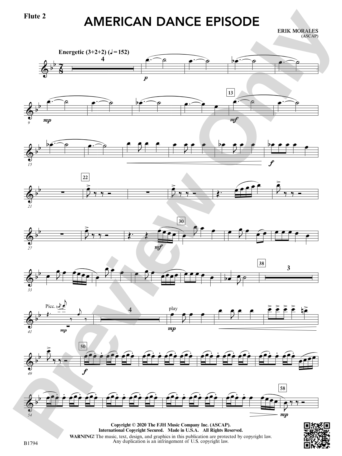 American Dance Episode: Flute 2