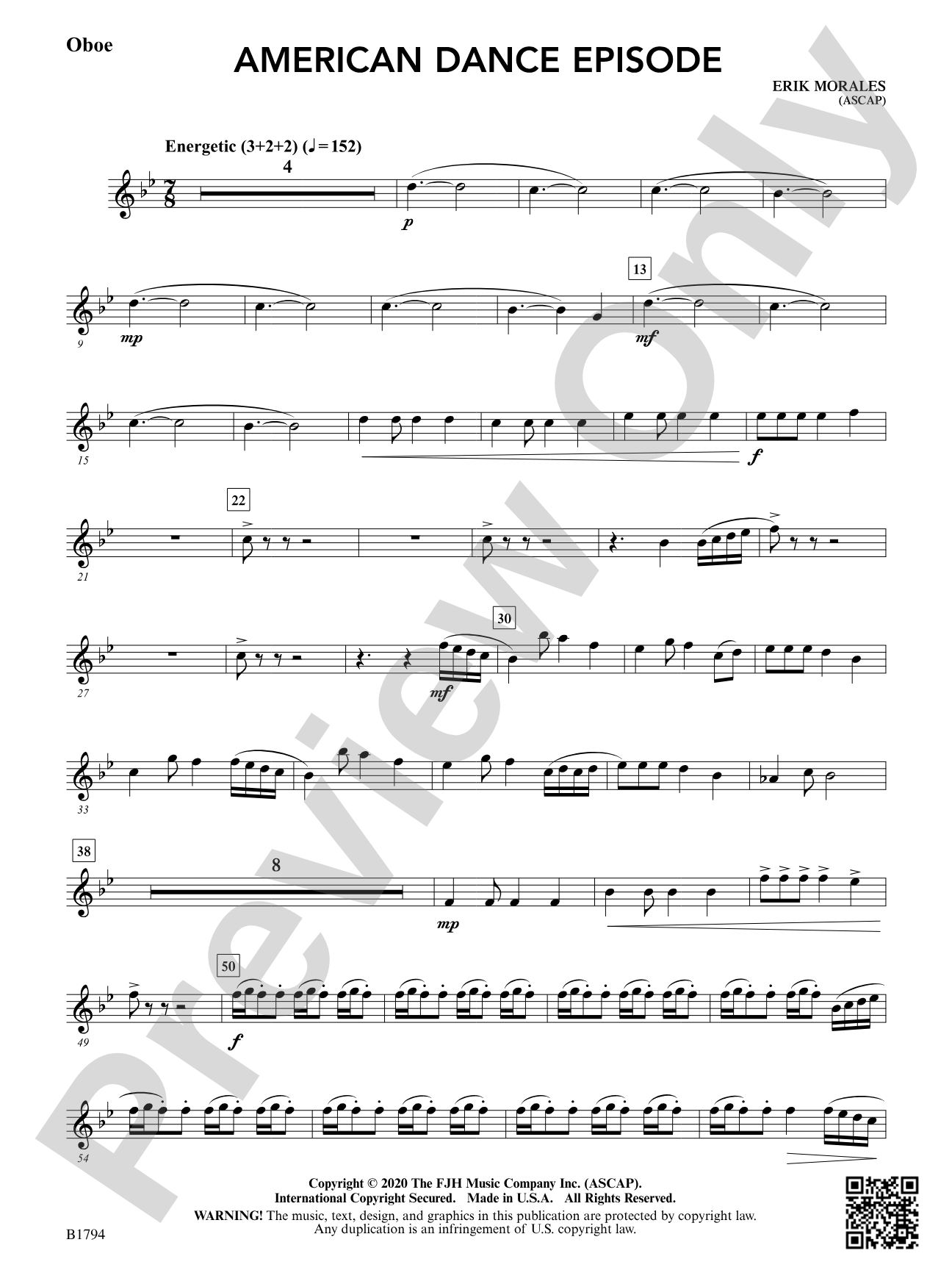 American Dance Episode: Oboe