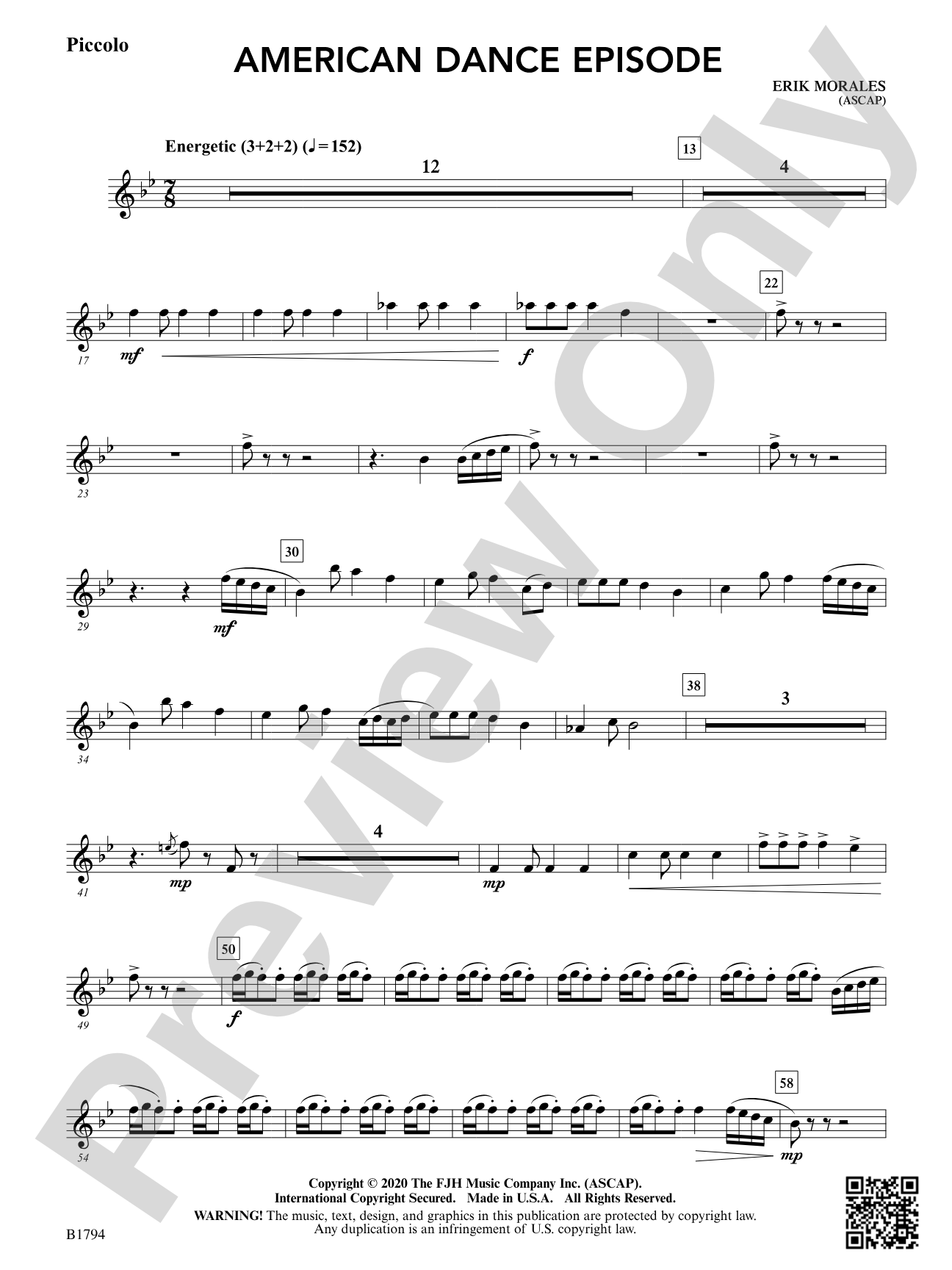 American Dance Episode: Piccolo