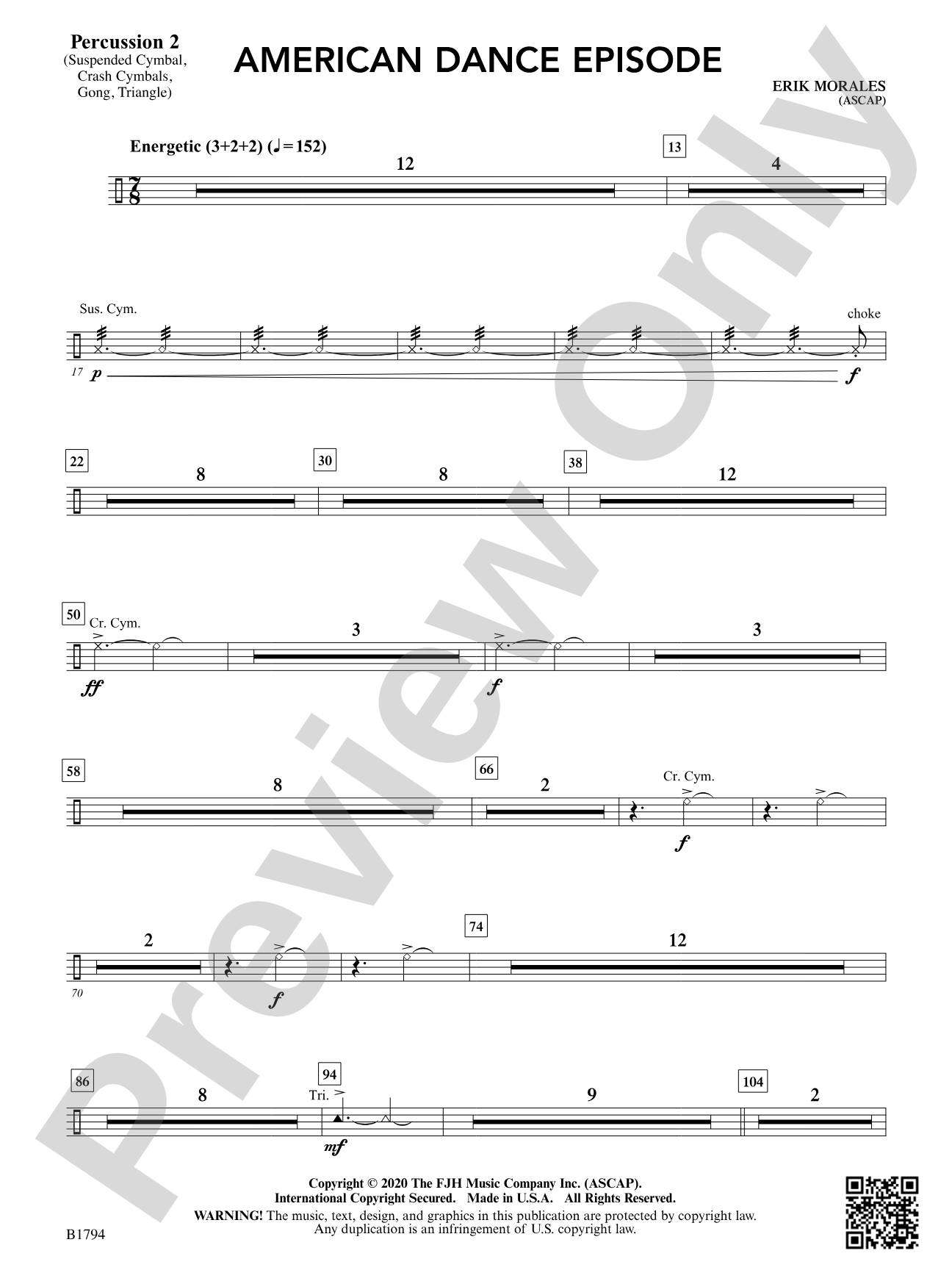 American Dance Episode: Percussion 2