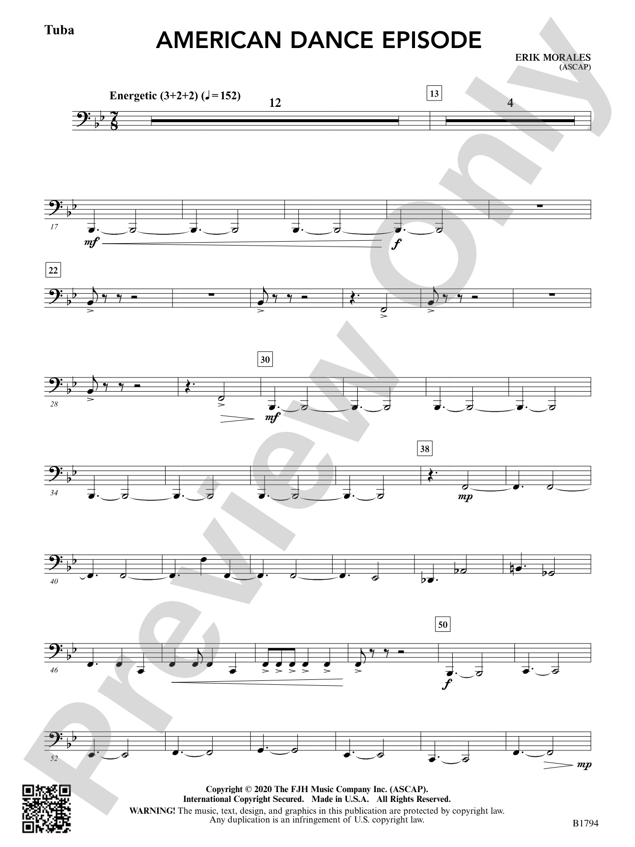 American Dance Episode: Tuba