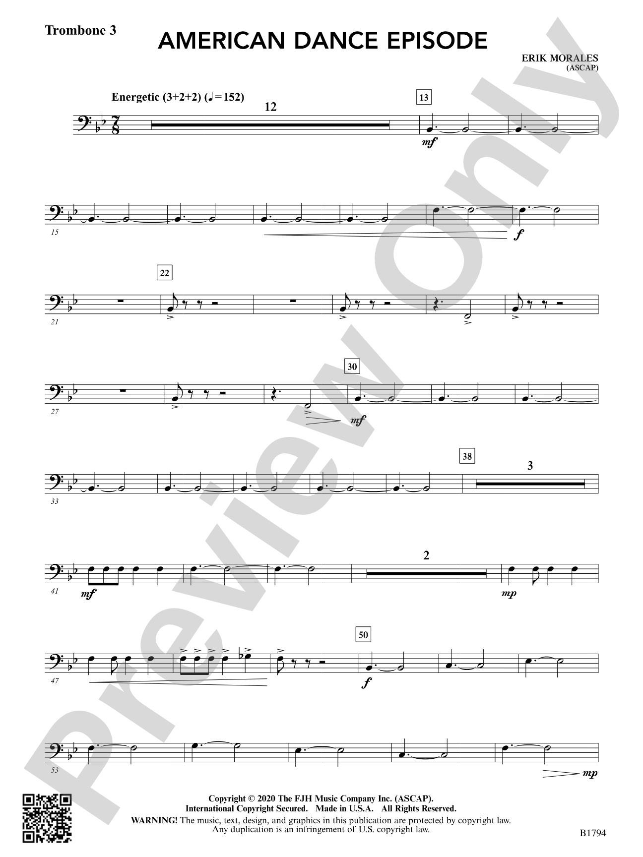 American Dance Episode: Trombone 3